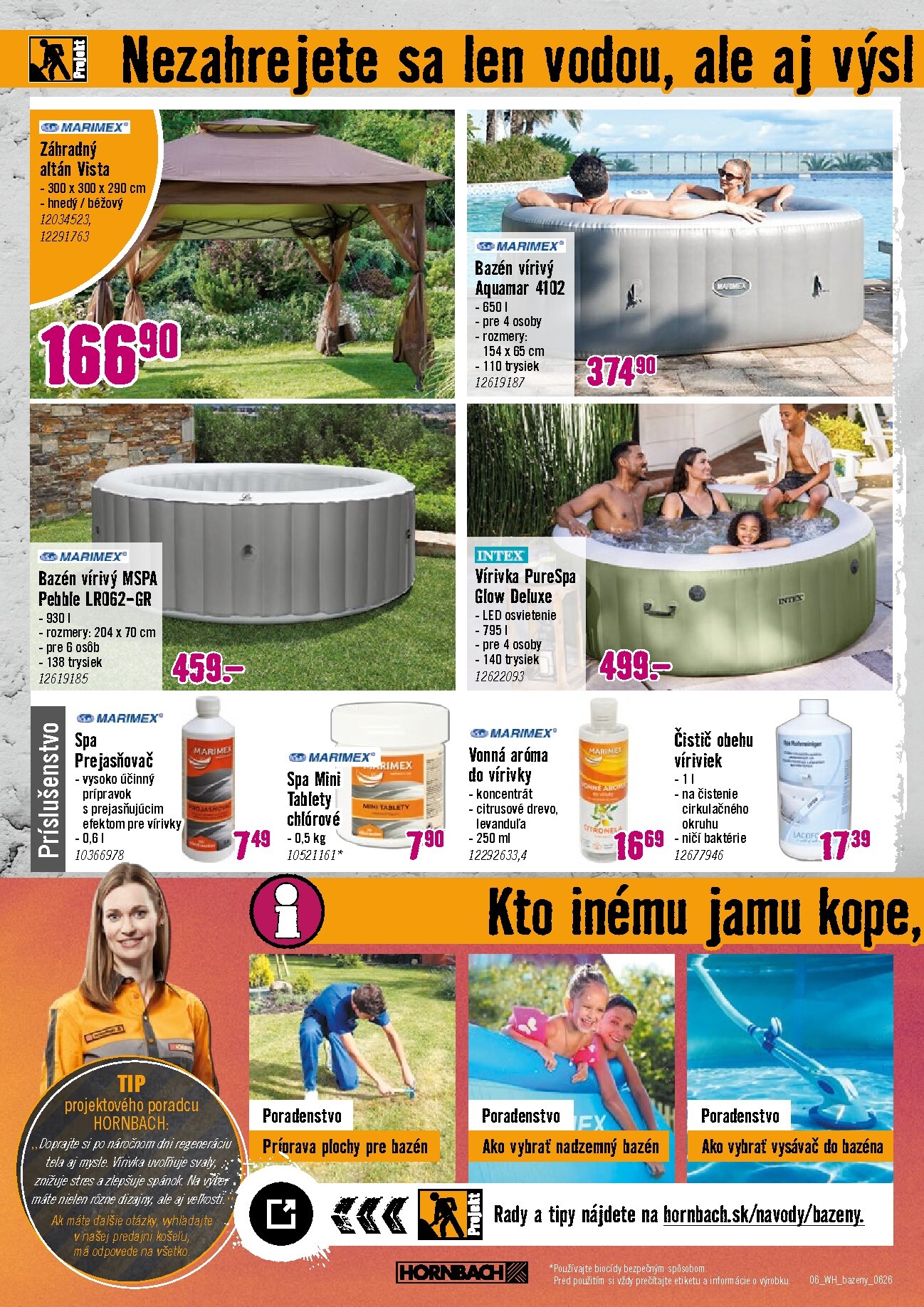 hornbach - Aktuálny HORNBACH - Bazény leták od stredy, 03.06.2026 do stredy, 17.06.2026 - page: 6