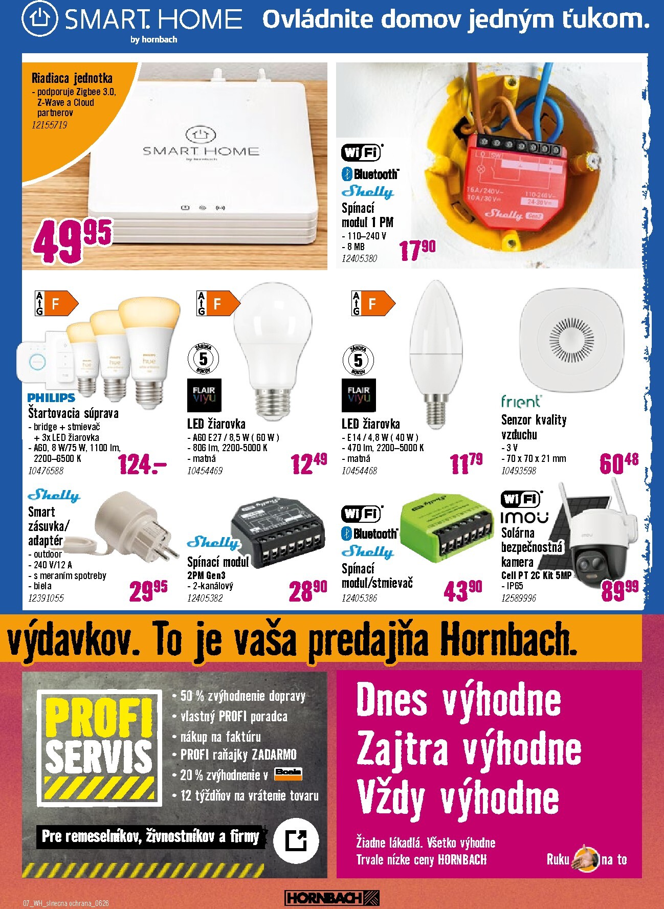 hornbach - Aktuálny HORNBACH - Slnečná ochrana leták od stredy, 17.06.2026 do stredy, 01.07.2026 - page: 7