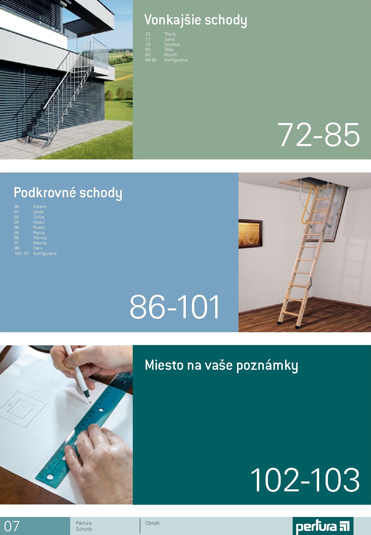 hornbach - Aktuálny HORNBACH - Schody Pertura leták od utorka, 30.06.2026 do štvrtka, 31.12.2026 - page: 7