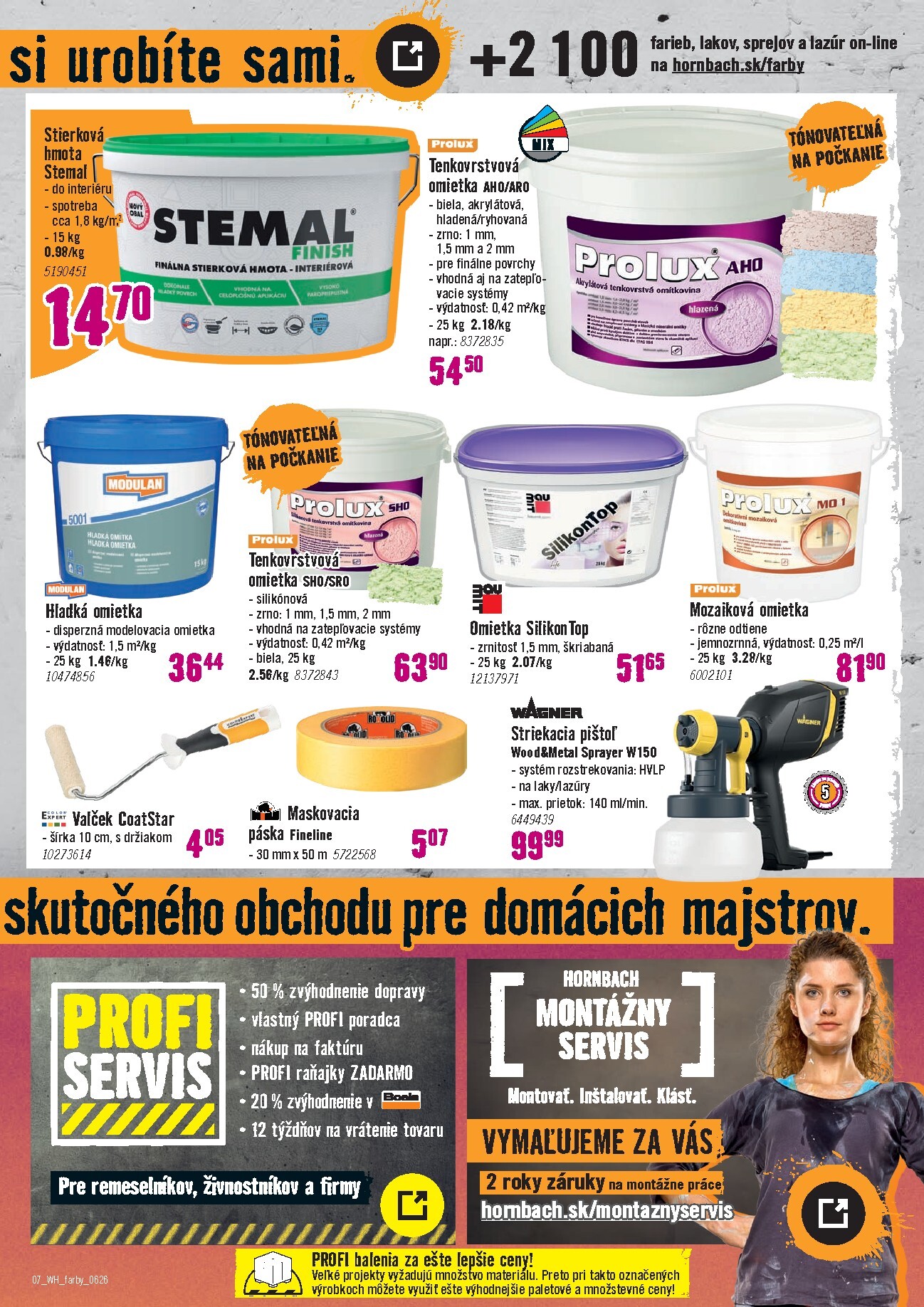 hornbach - Aktuálny HORNBACH - Farby leták od stredy, 24.06.2026 do stredy, 08.07.2026 - page: 7
