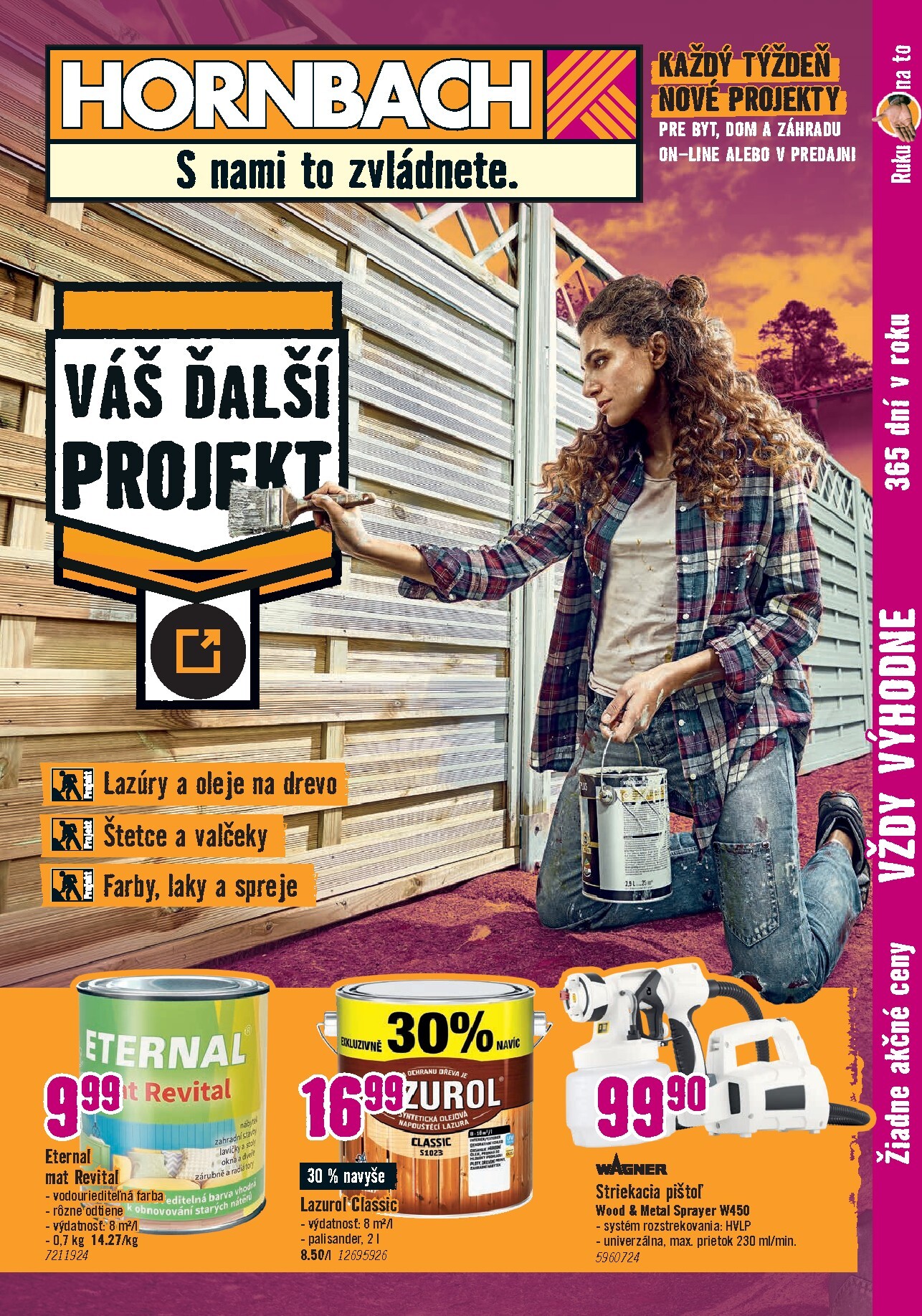 hornbach - Aktuálny HORNBACH - Farby leták od stredy, 24.06.2026 do stredy, 08.07.2026 - page: 1