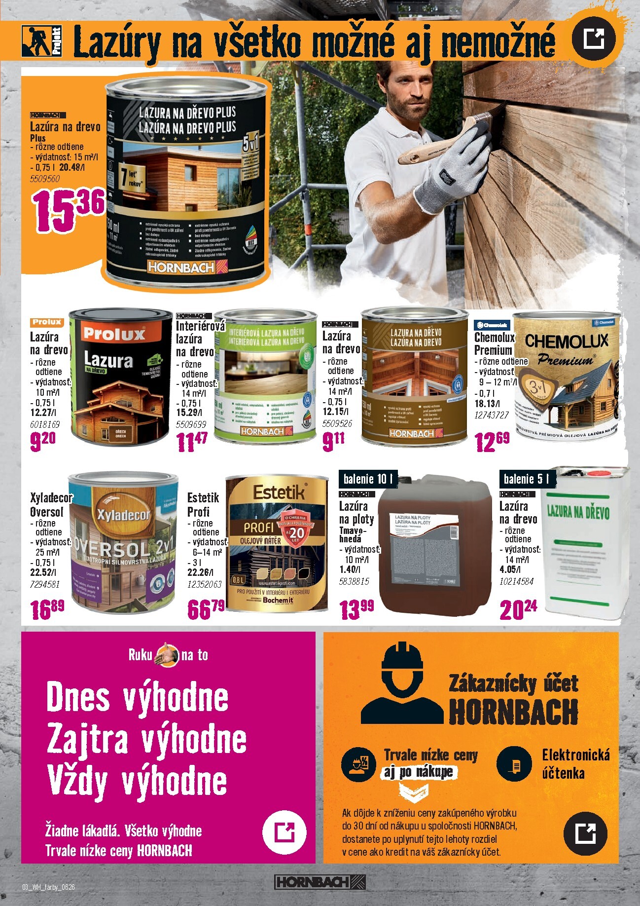 hornbach - Aktuálny HORNBACH - Farby leták od stredy, 24.06.2026 do stredy, 08.07.2026 - page: 3