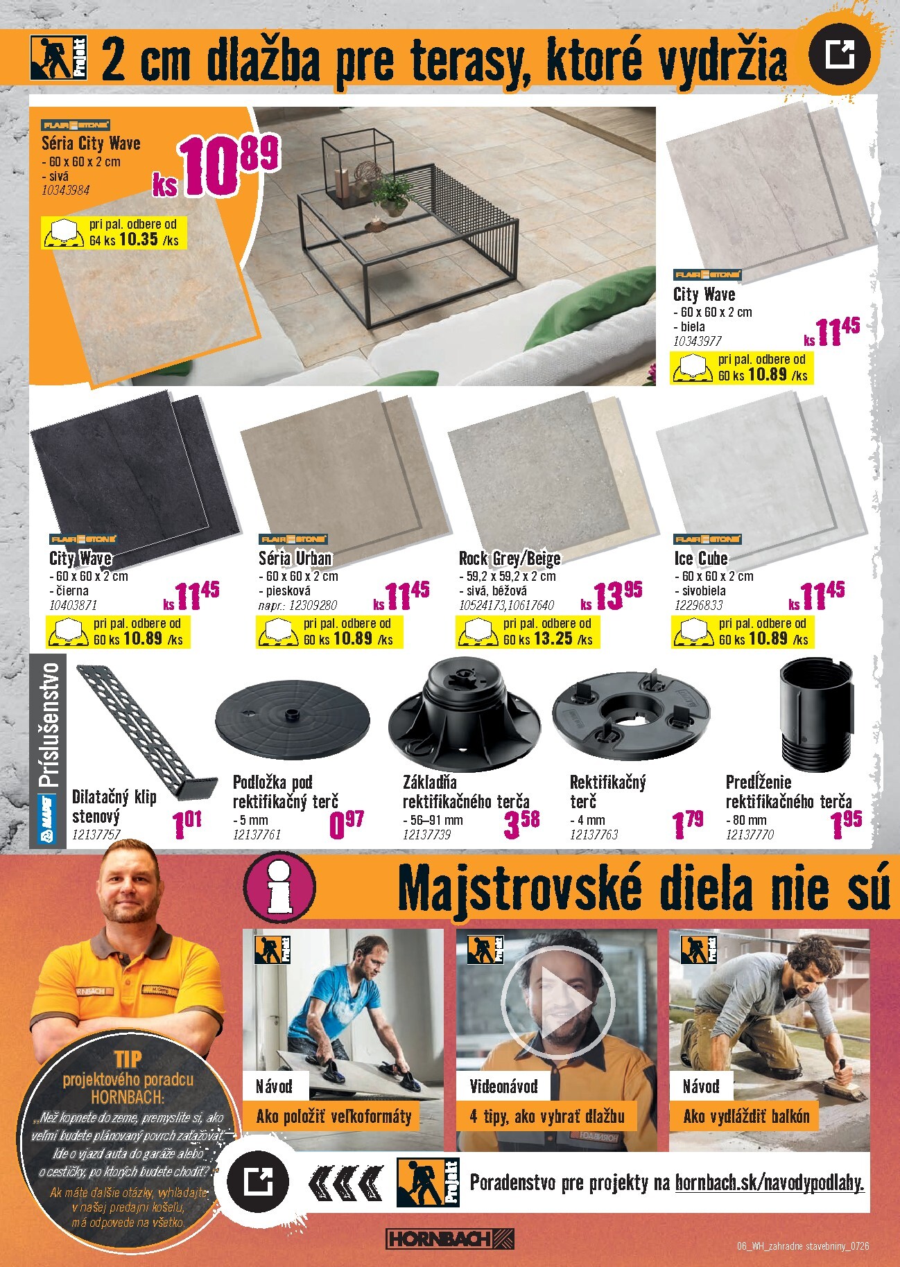 hornbach - Aktuálny HORNBACH - Zahradné stavebniny leták od stredy, 01.07.2026 do piatku, 31.07.2026 - page: 6