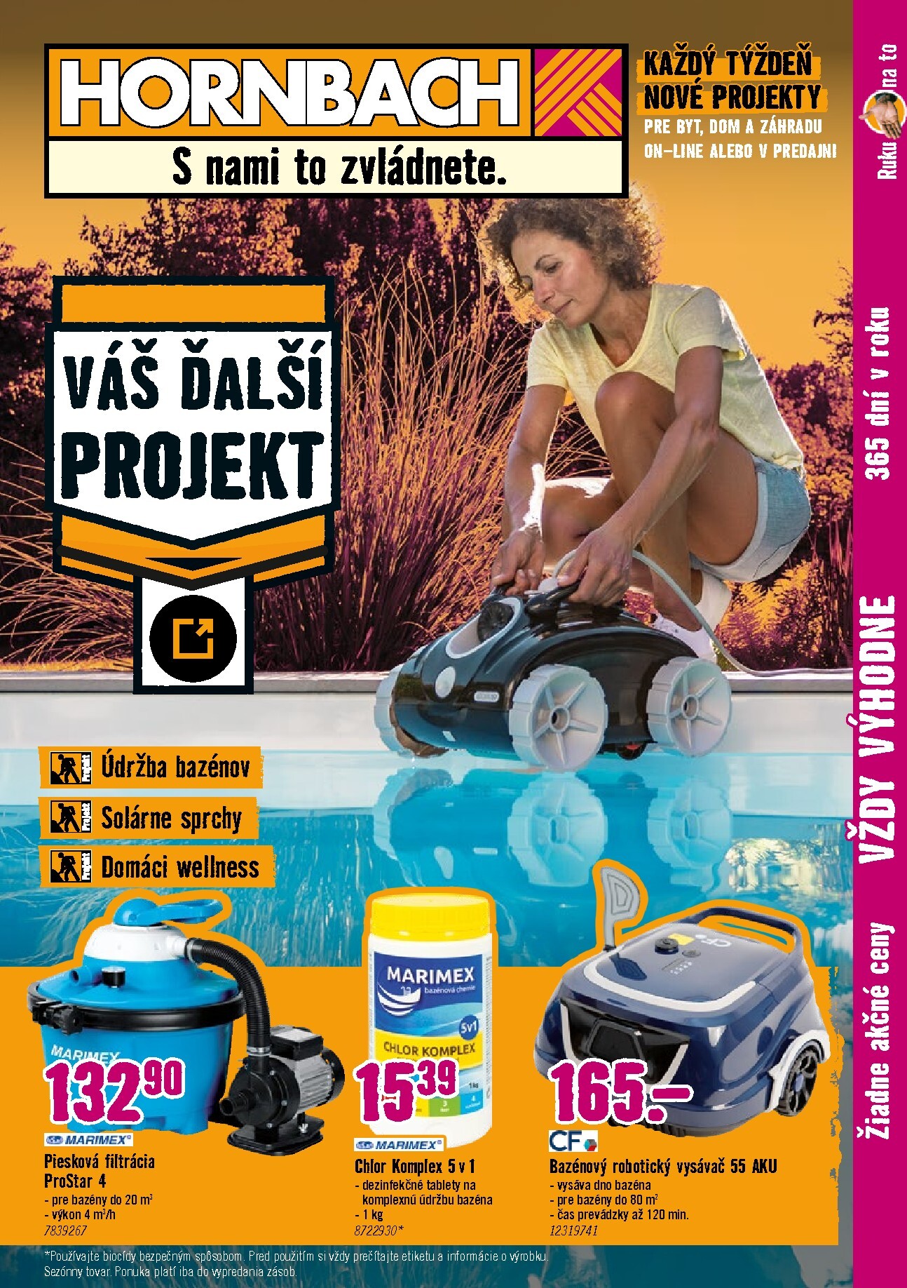 hornbach - Aktuálny HORNBACH - Bazénová chémia leták od stredy, 01.07.2026 do stredy, 15.07.2026 - page: 1
