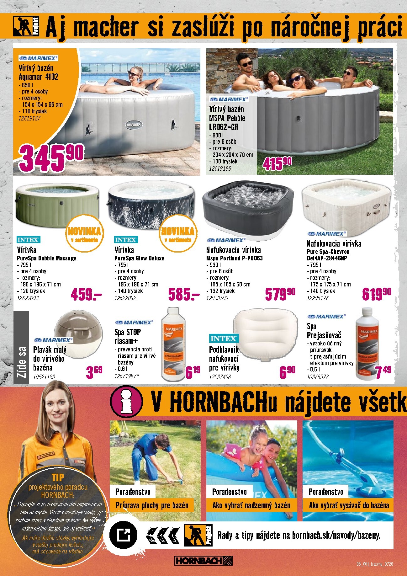 hornbach - Aktuálny HORNBACH - Bazénová chémia leták od stredy, 01.07.2026 do stredy, 15.07.2026 - page: 6