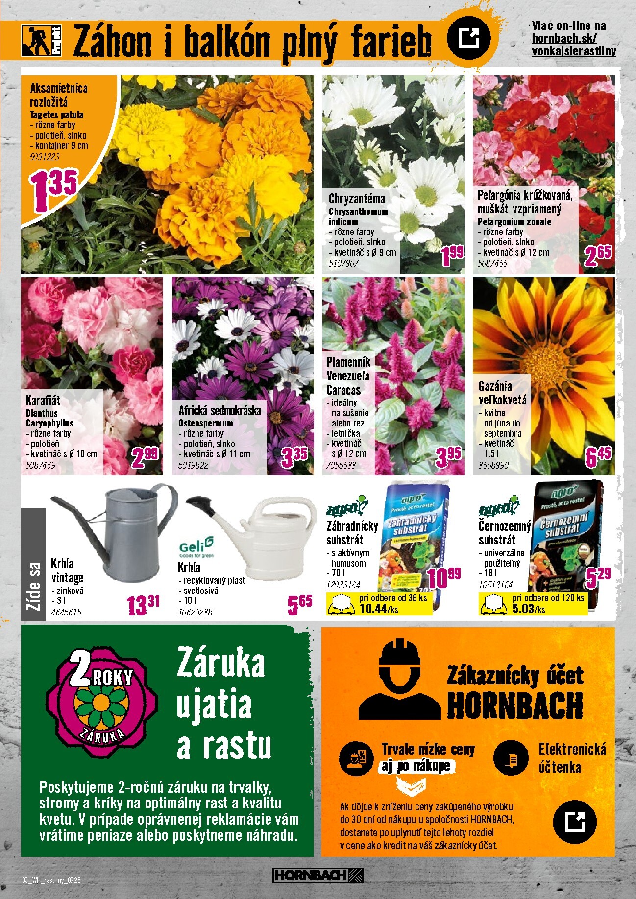 hornbach - Aktuálny HORNBACH - Záhony, popínavé rastliny, nadčasový svet ruží leták od stredy, 15.07.2026 do stredy, 29.07.2026 - page: 3