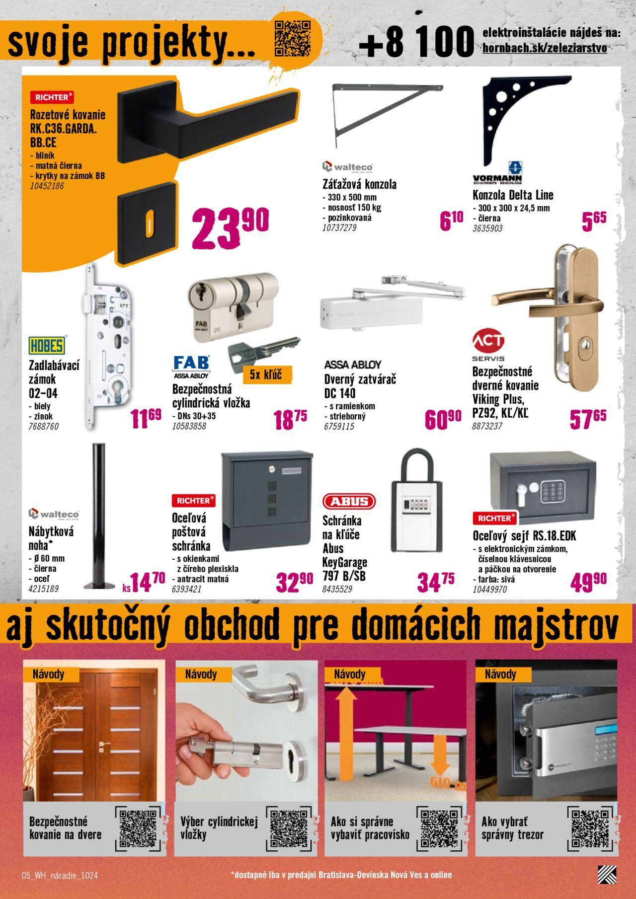 hornbach - Hornbach leták 09.10.2024 - 23.10.2024 - page: 5