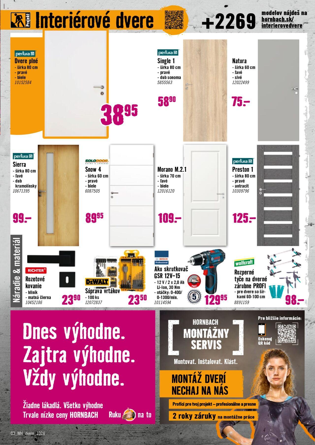 hornbach - Hornbach leták 23.10.2024 - 06.11.2024 - page: 3