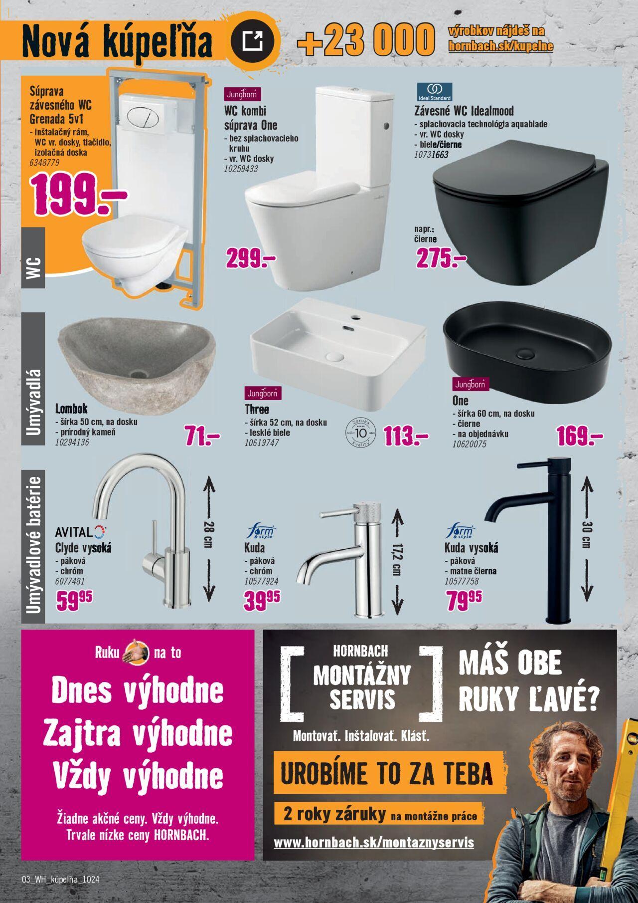 hornbach - Hornbach nová kúpeľňa 16.10.2024 - 31.10.2024 - page: 3