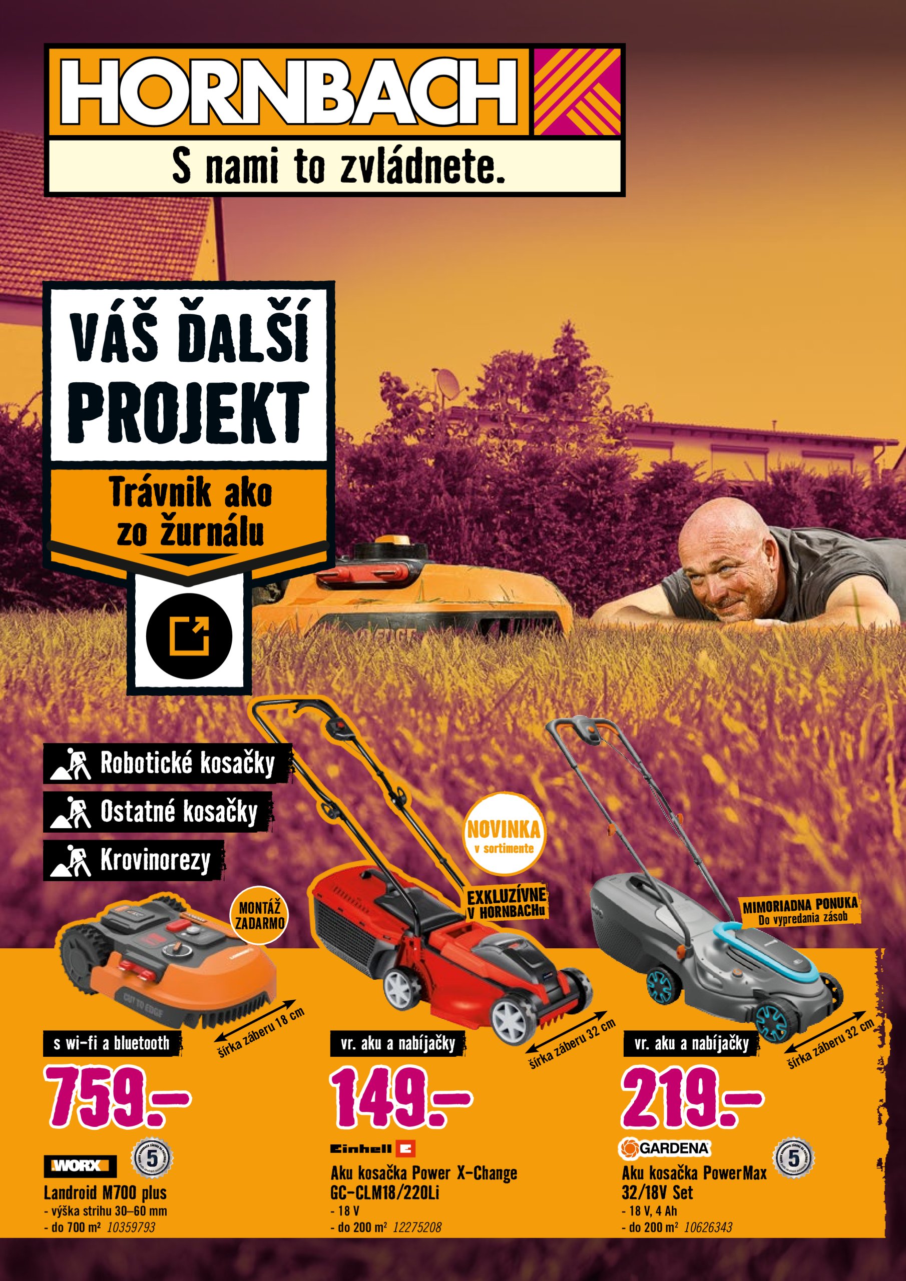 hornbach - HORNBACH - Trávnik ako zo žurnálu leták platný od 30.04. - 14.05.