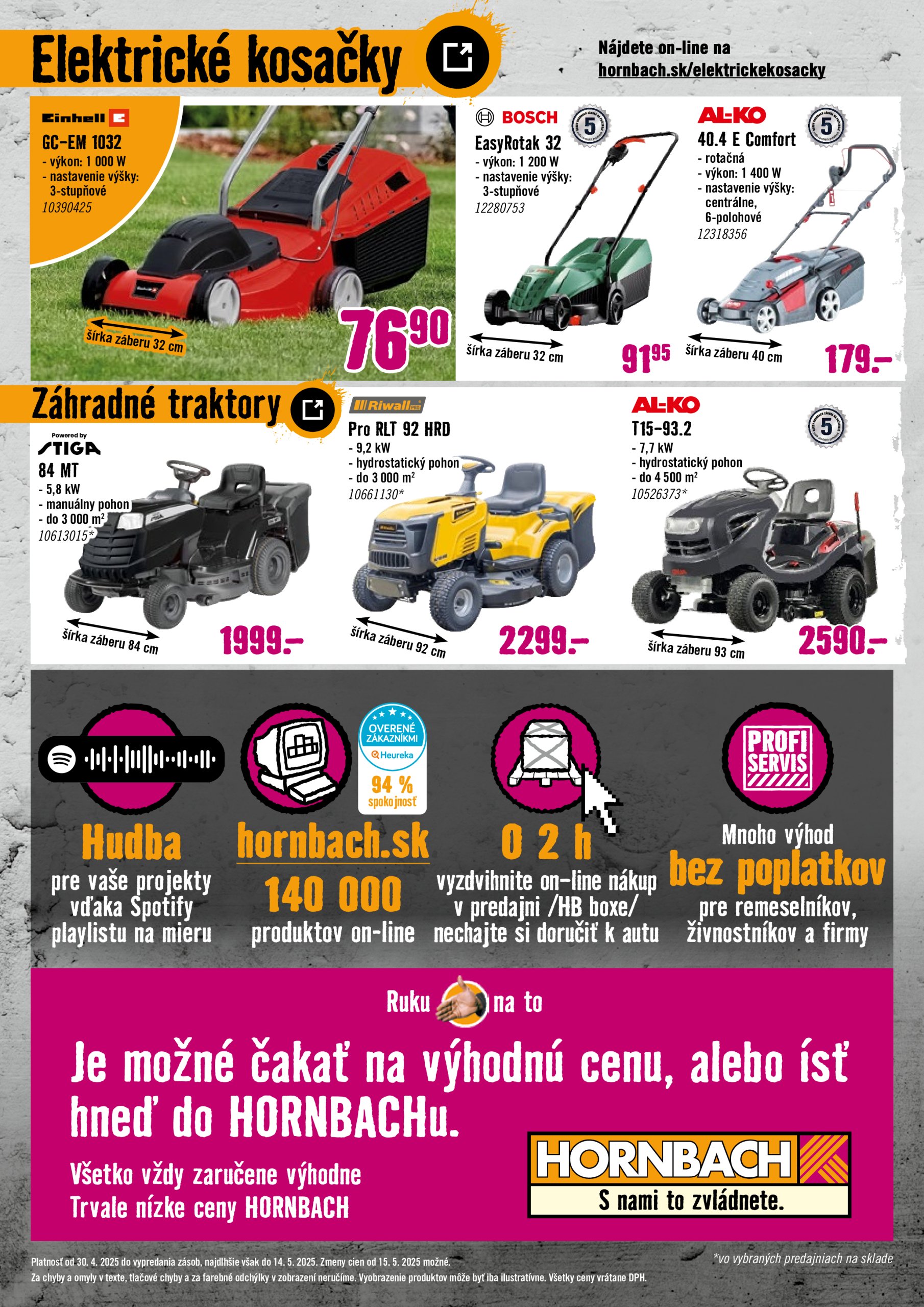 hornbach - HORNBACH - Trávnik ako zo žurnálu leták platný od 30.04. - 14.05. - page: 8