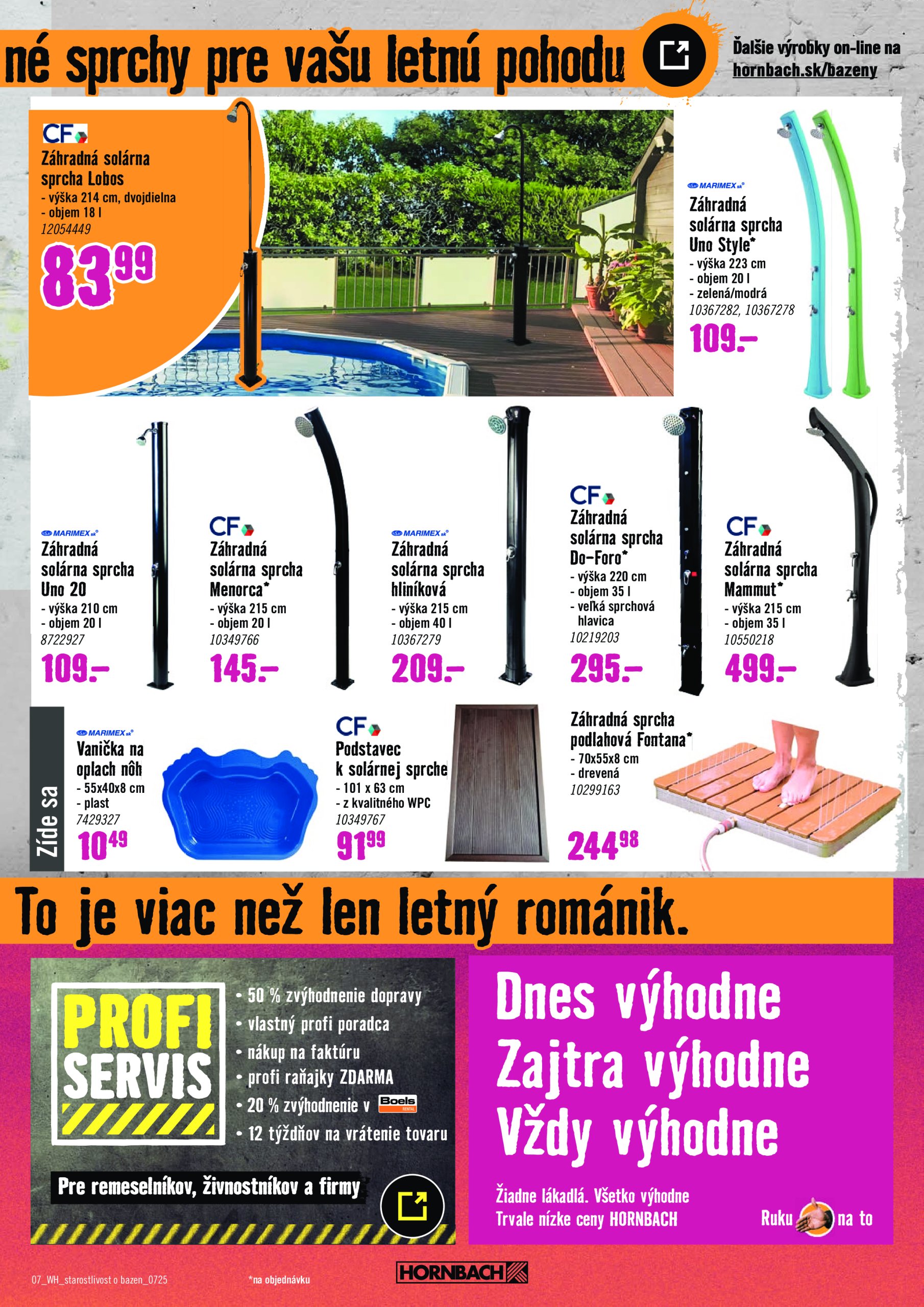 hornbach - Leták HORNBACH - Starostlivosť o bazén platný od 02.07. do 16.07. - page: 7