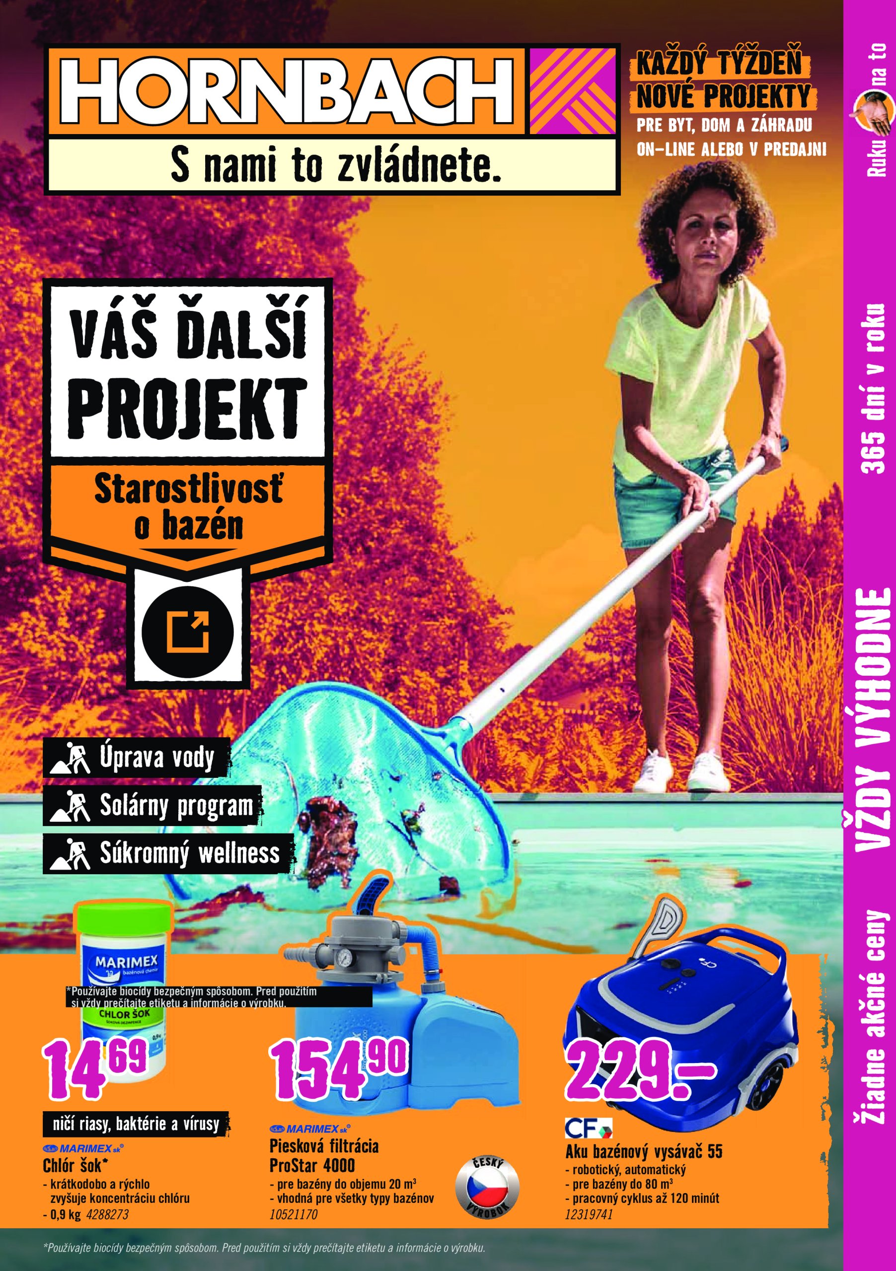 hornbach - Leták HORNBACH - Starostlivosť o bazén platný od 02.07. do 16.07.