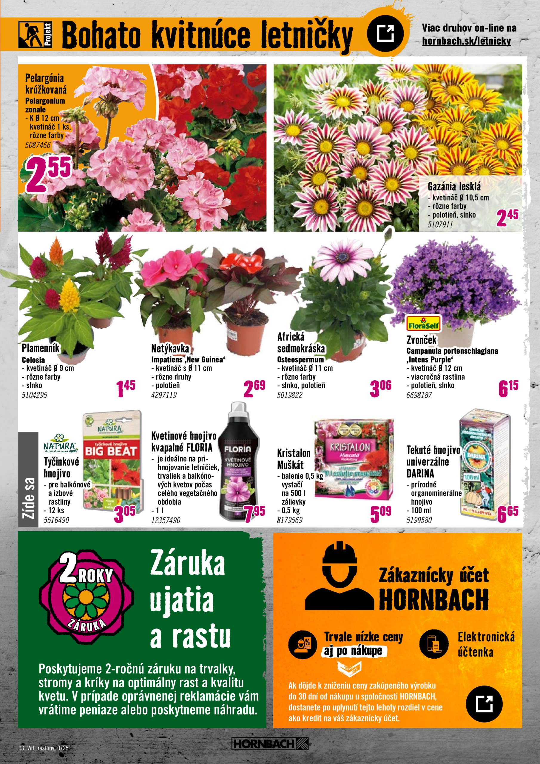 hornbach - Leták HORNBACH - Rastliny lákajúce hmyz platný od 09.07. do 23.07. - page: 3