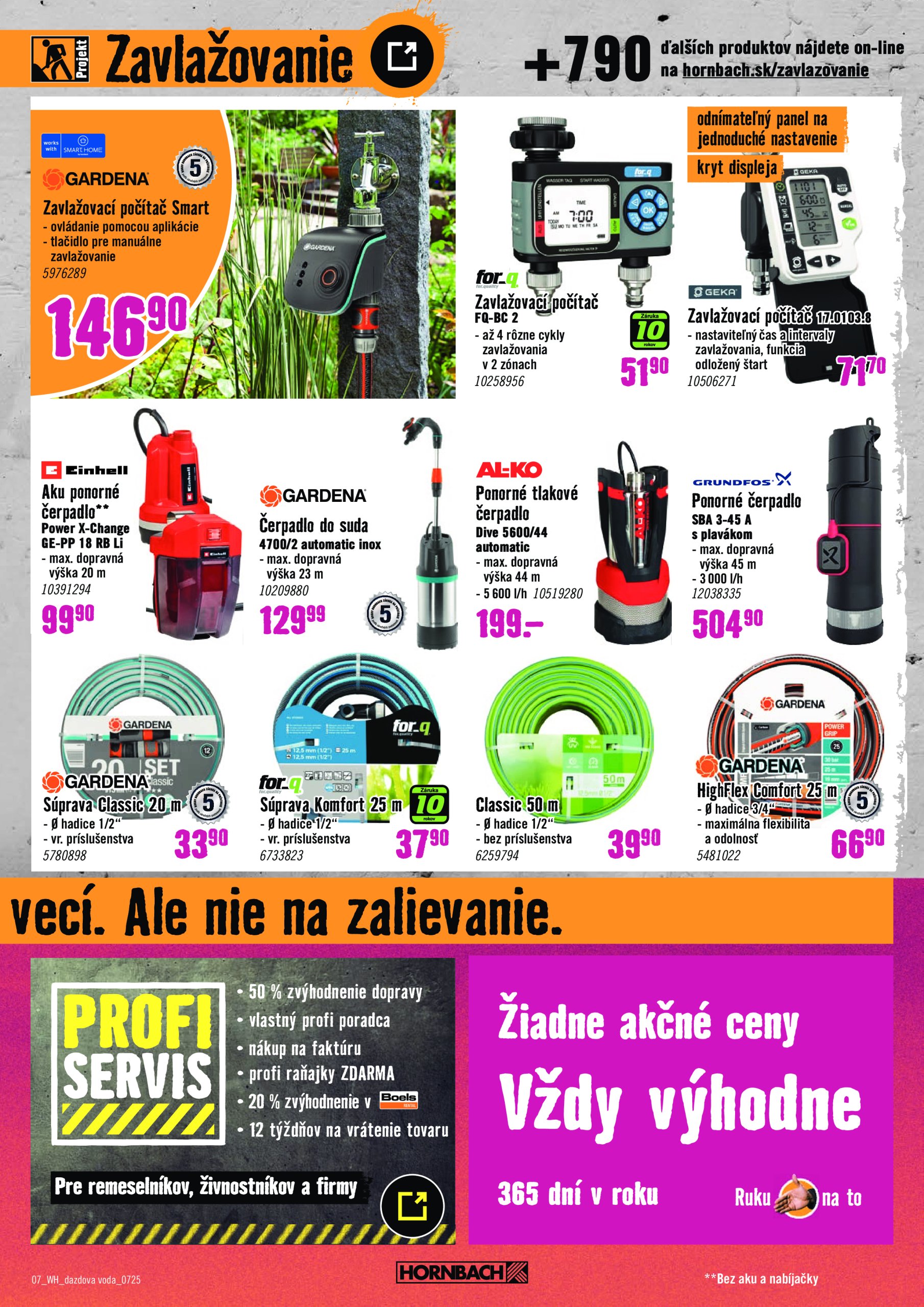 hornbach - Leták HORNBACH - Dažďová voda platný od 16.07. do 30.07. - page: 7