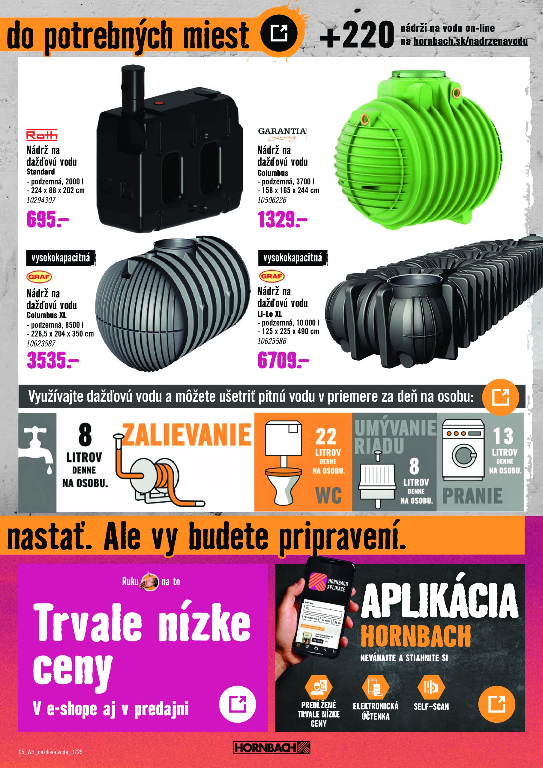hornbach - Leták HORNBACH - Dažďová voda platný od 16.07. do 30.07. - page: 5