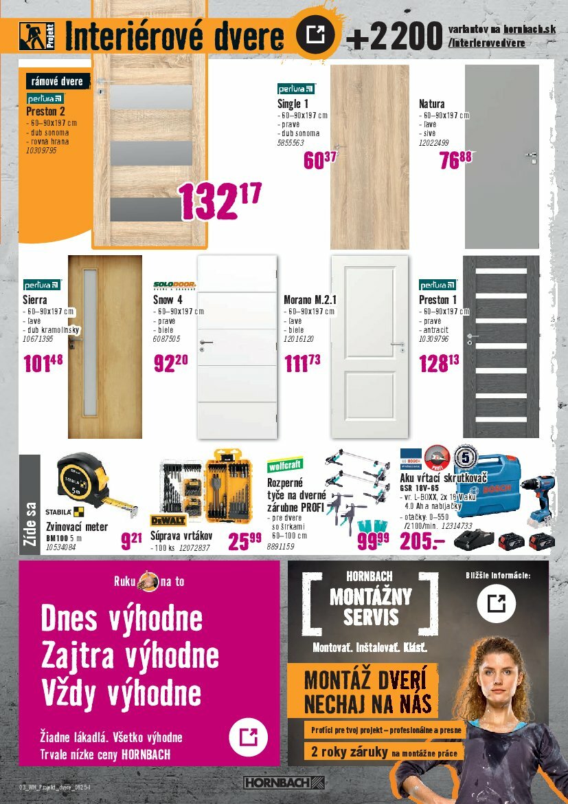 hornbach - Leták HORNBACH - Dvere platný od 30.07. do 13.08. - page: 3