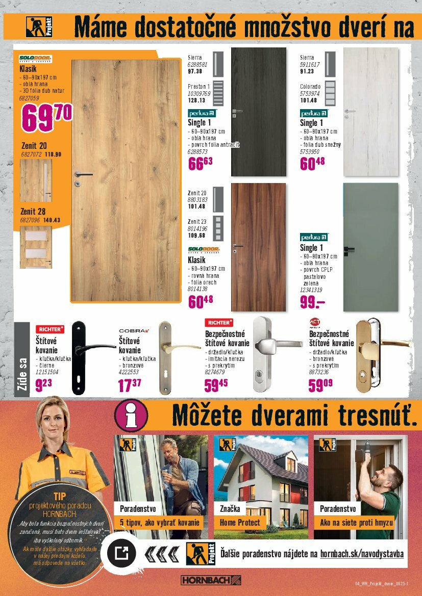 hornbach - Leták HORNBACH - Dvere platný od 30.07. do 13.08. - page: 4