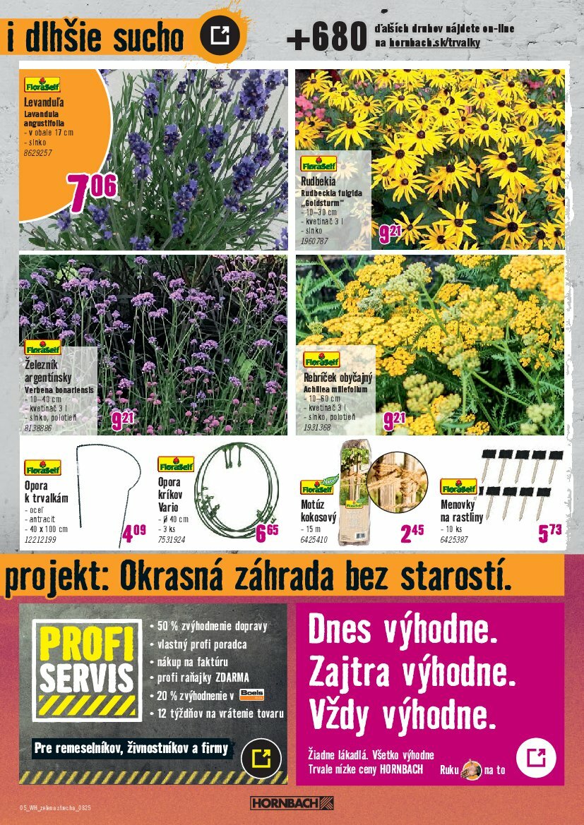 hornbach - Leták HORNBACH - Zelená strecha platný od 06.08. do 20.08. - page: 5