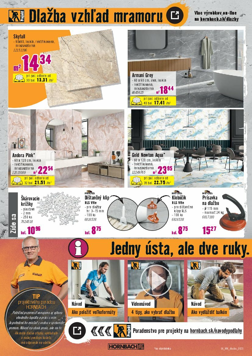 hornbach - Leták HORNBACH - Dlažba platný od 13.08. do 27.08. - page: 6