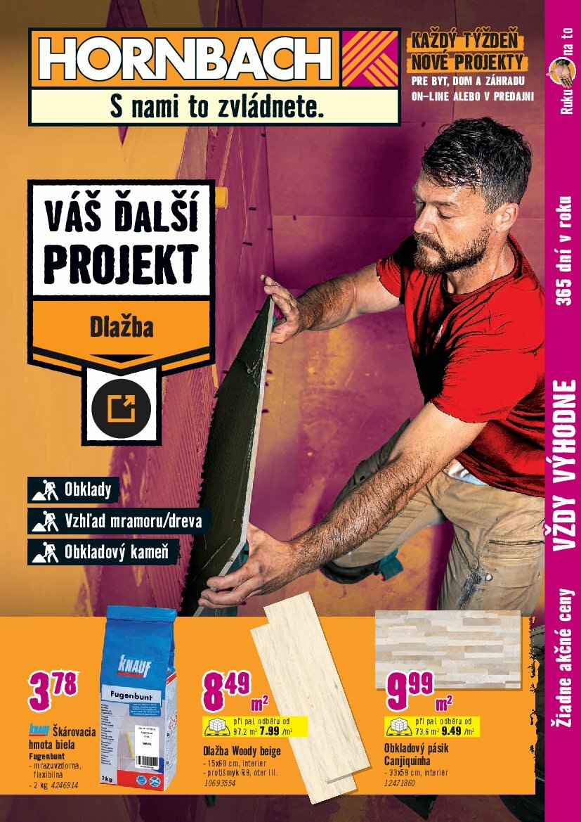 hornbach - Leták HORNBACH - Dlažba platný od 13.08. do 27.08.