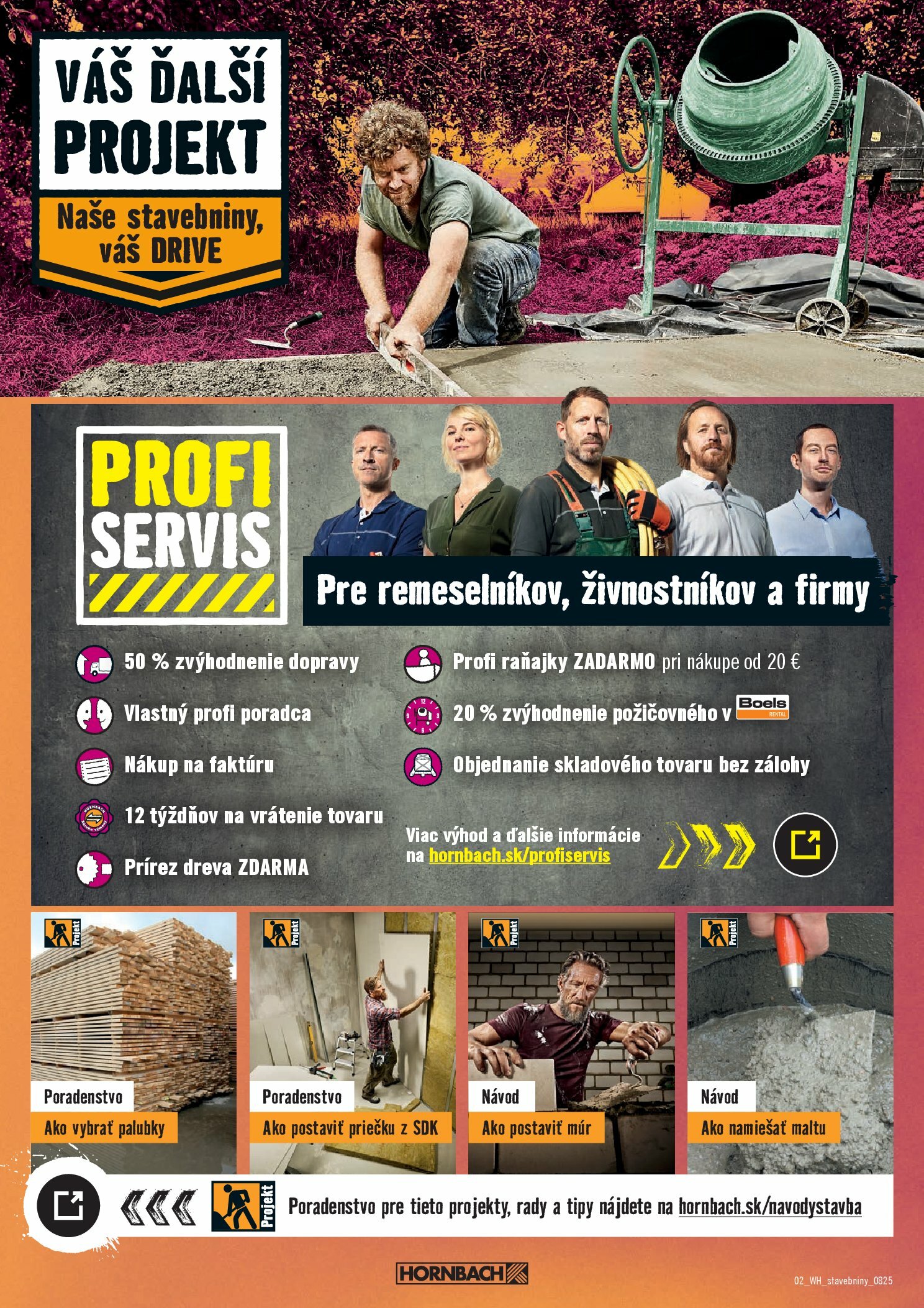 hornbach - Leták HORNBACH - Stavebniny platný od 20.08. do 03.09. - page: 2