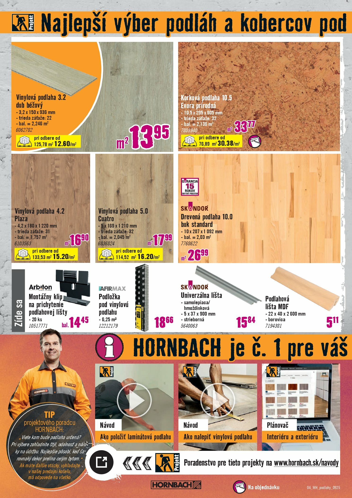 hornbach - Leták HORNBACH - Podlaha platný od 04.09. do 18.09. - page: 4