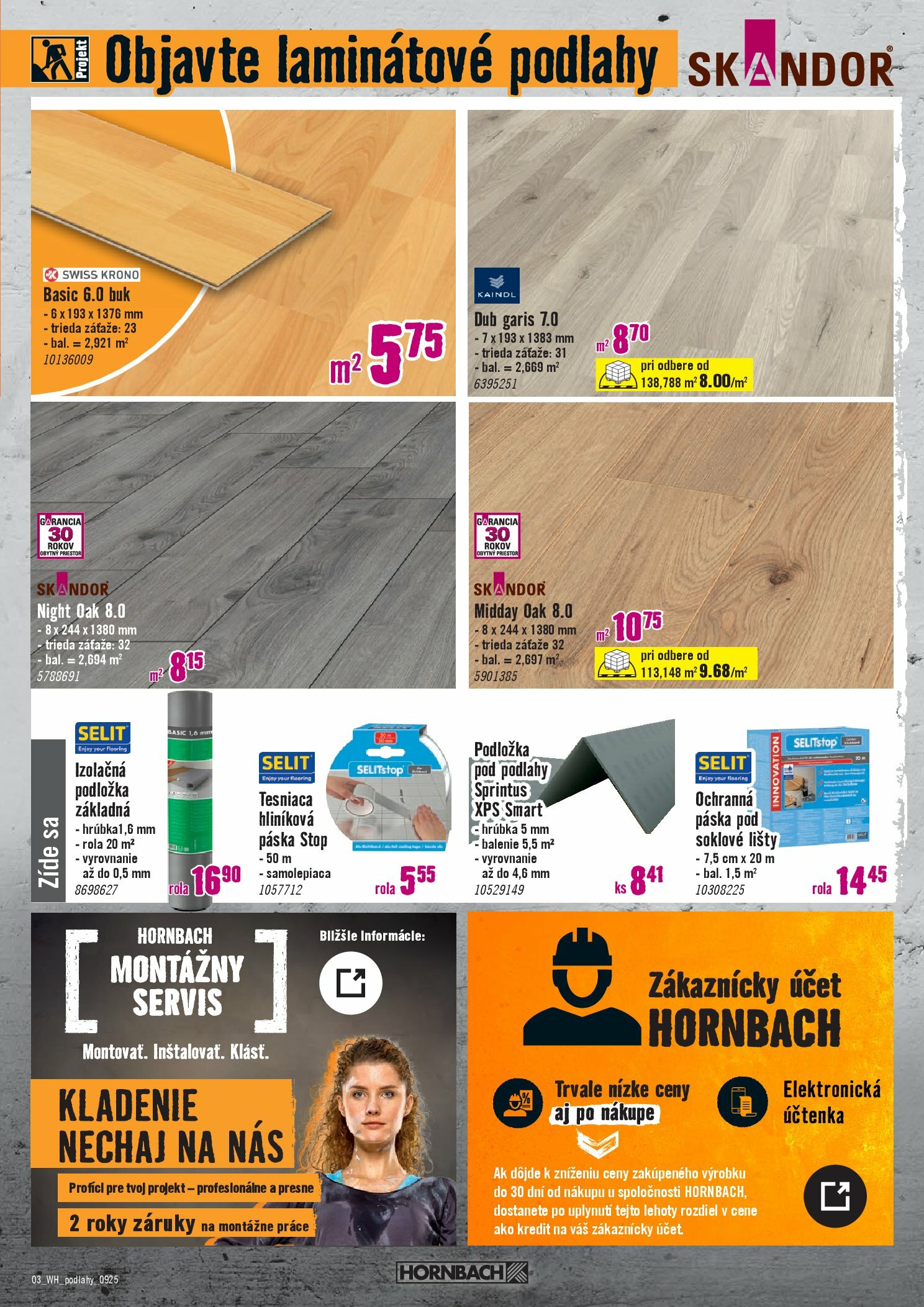 hornbach - Leták HORNBACH - Podlaha platný od 04.09. do 18.09. - page: 3