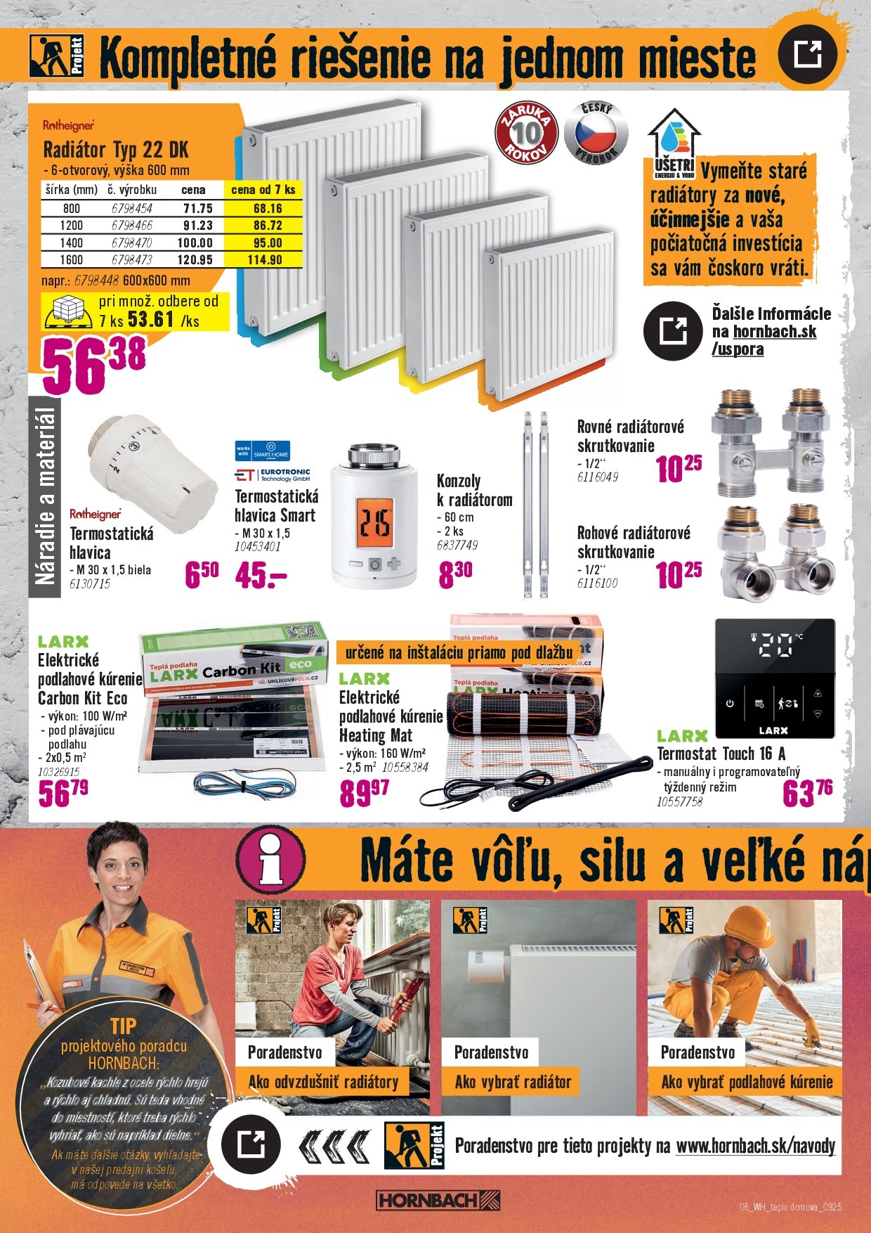 hornbach - Leták HORNBACH - Teplo domova platný od 17.09. do 01.10. - page: 6