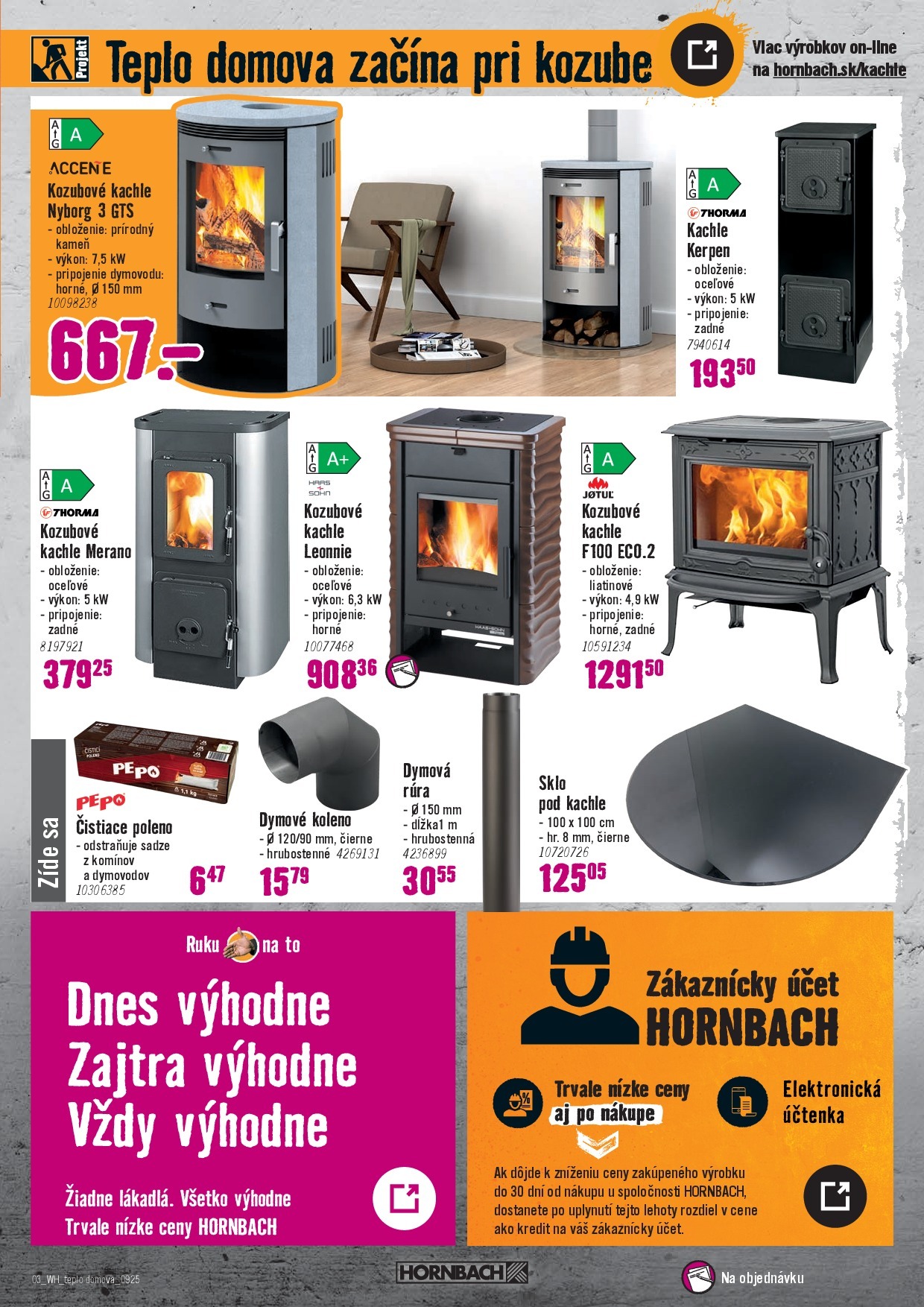 hornbach - Leták HORNBACH - Teplo domova platný od 17.09. do 01.10. - page: 3