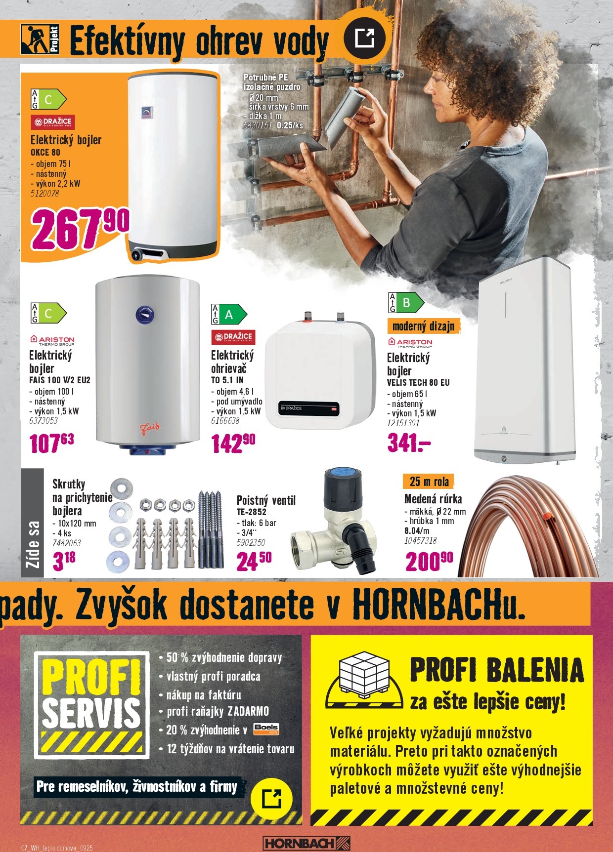 hornbach - Leták HORNBACH - Teplo domova platný od 17.09. do 01.10. - page: 7
