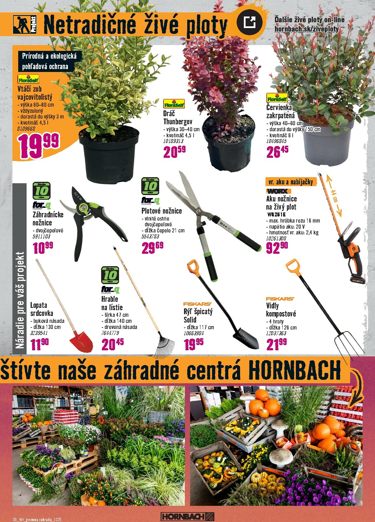 hornbach - Leták HORNBACH - Jesenná záhrada platný od 01.10. do 15.10. - page: 5