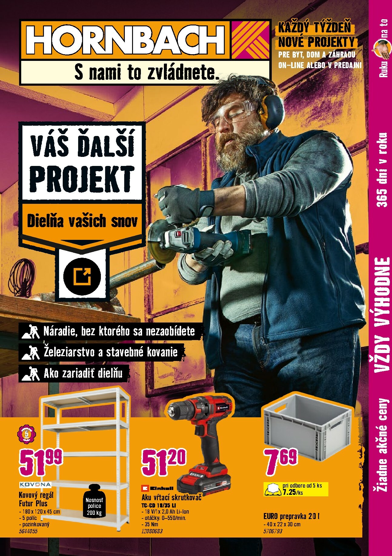 hornbach - Leták HORNBACH - Dielňa vašich snov platný od 08.10. do 22.10. - page: 1
