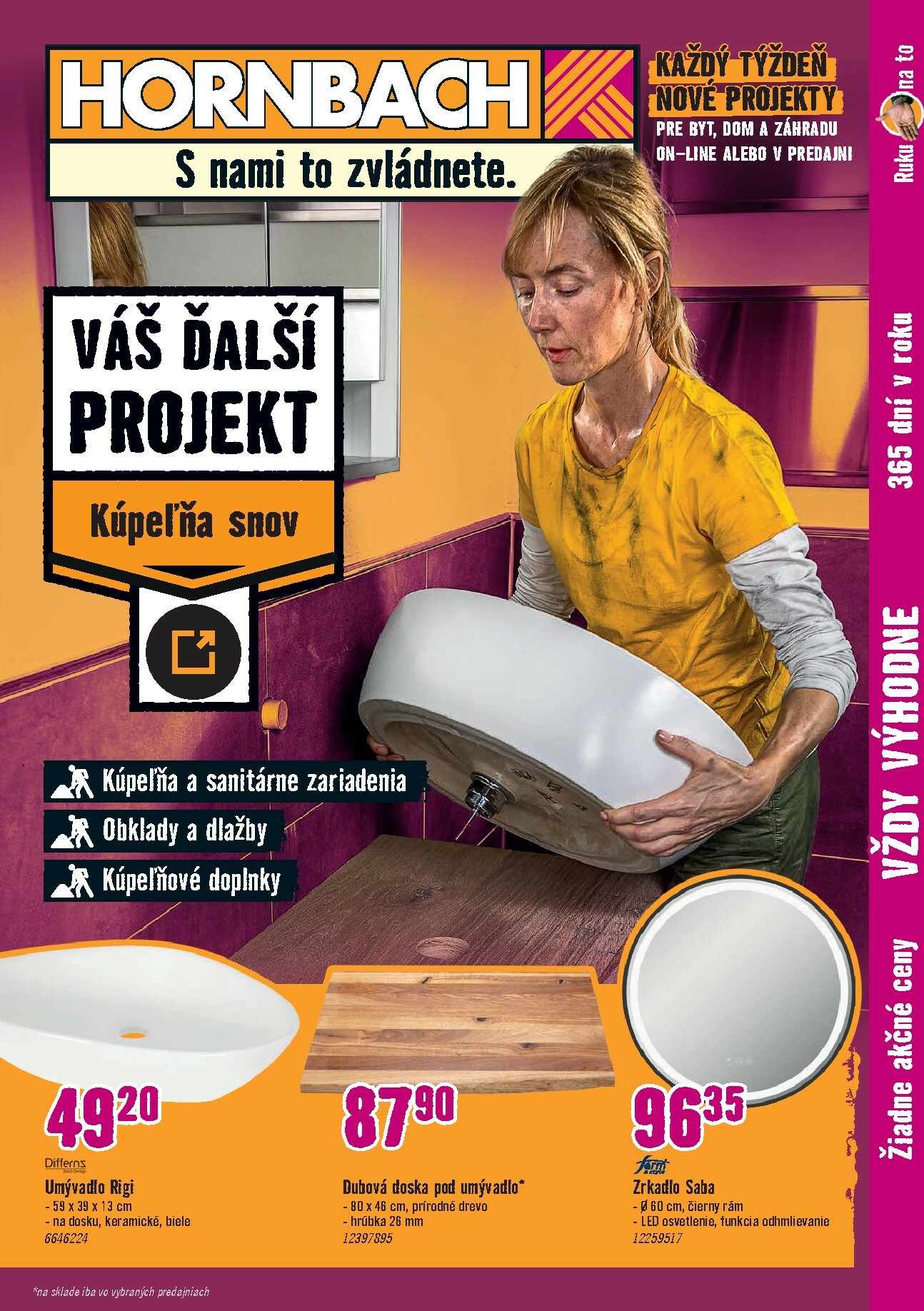 hornbach - Leták HORNBACH - Kúpeľňa snov platný od 15.10. do 29.10.
