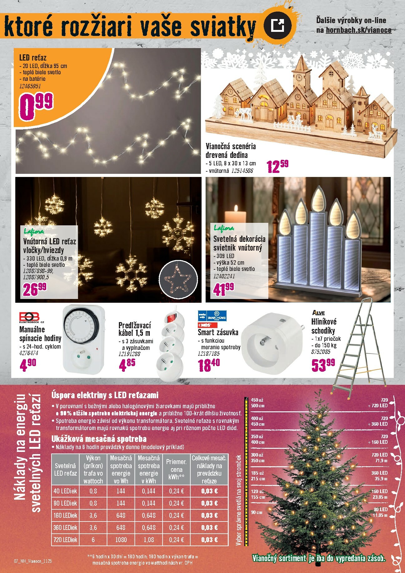 hornbach - Leták HORNBACH - Vianočné dekorácie platný od 29.10. do 12.11. - page: 7