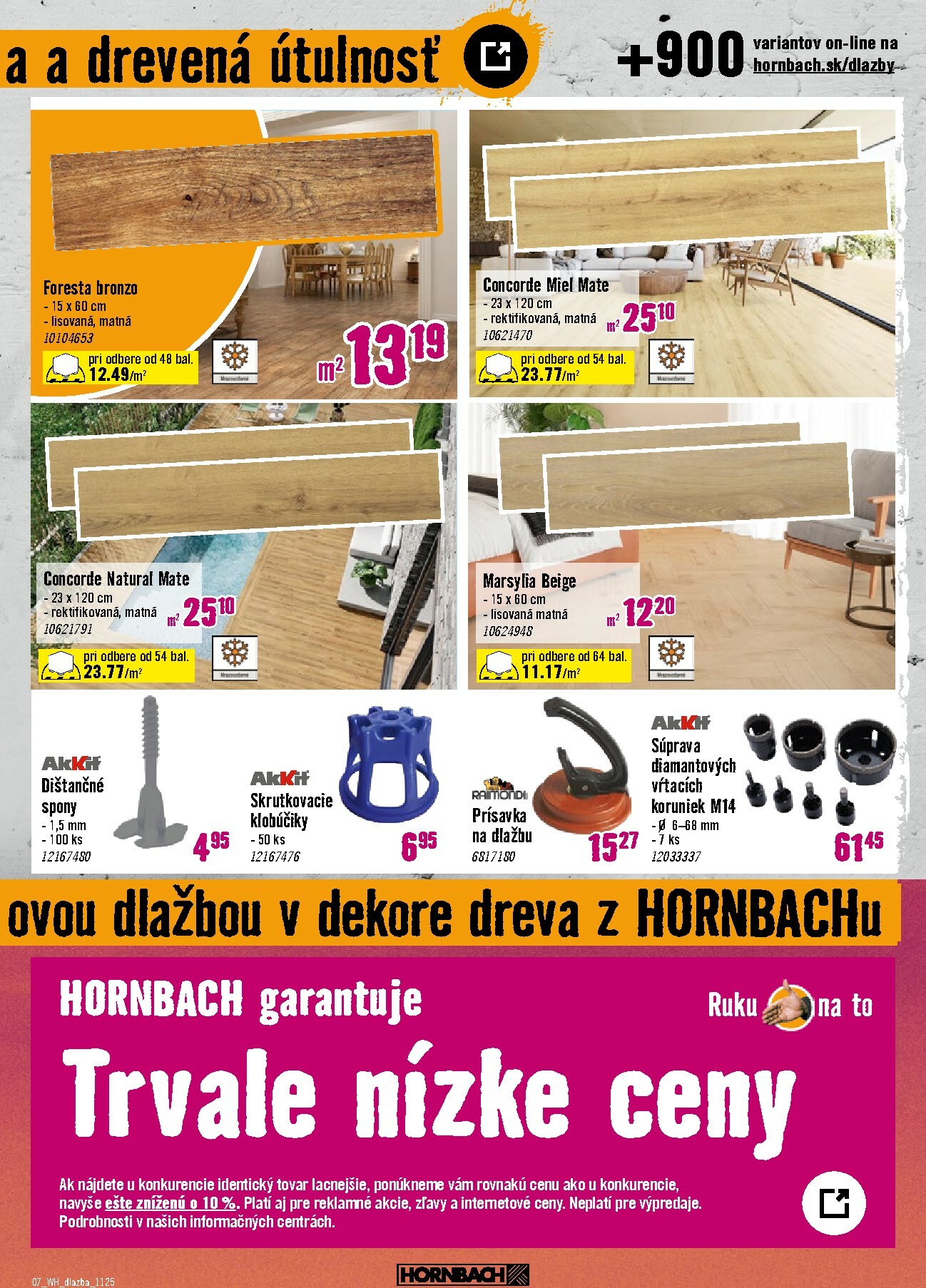 hornbach - Leták HORNBACH - Váš ďalší projekt - Obklady a dlažby platný od 19.11. do 03.12. - page: 7