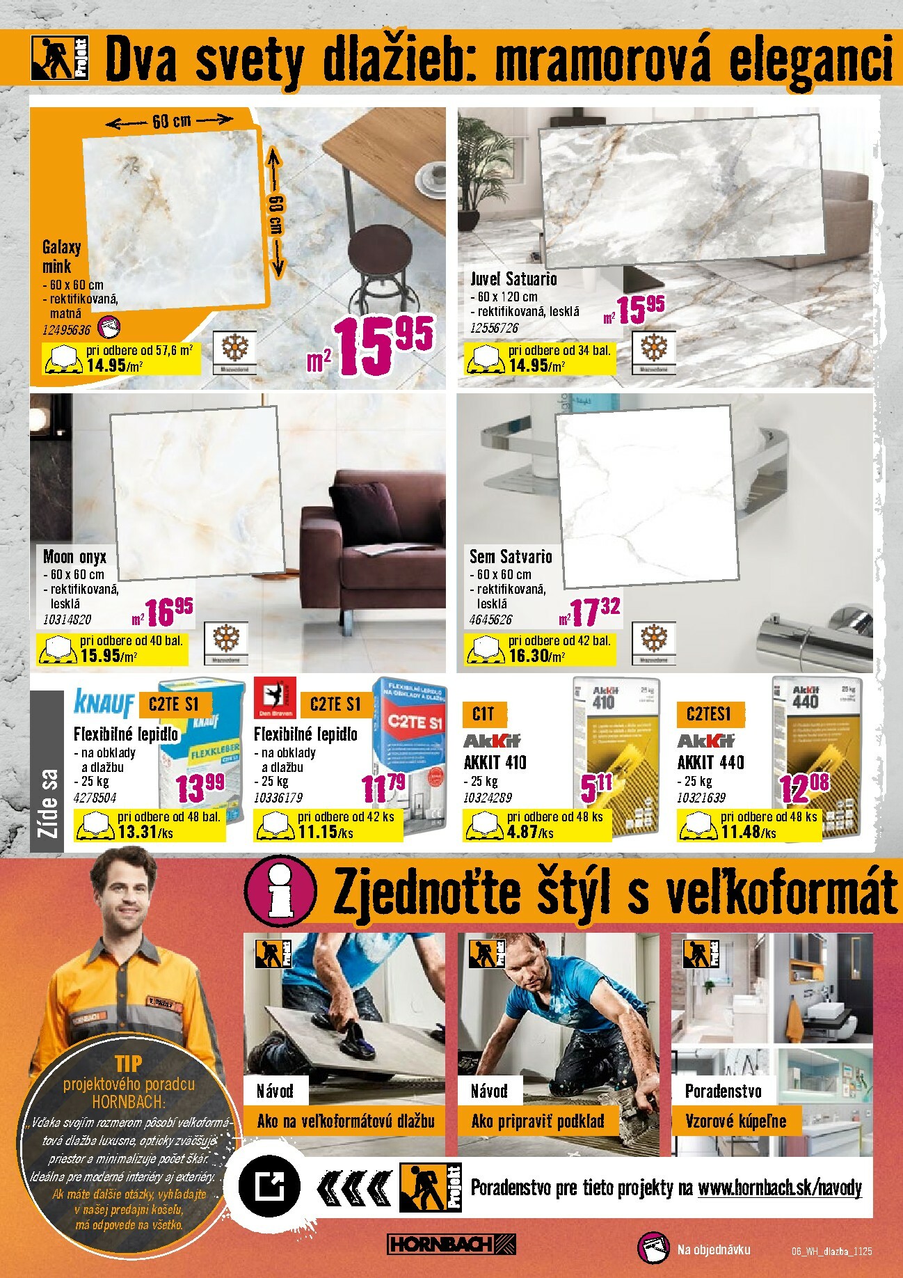 hornbach - Leták HORNBACH - Váš ďalší projekt - Obklady a dlažby platný od 19.11. do 03.12. - page: 6