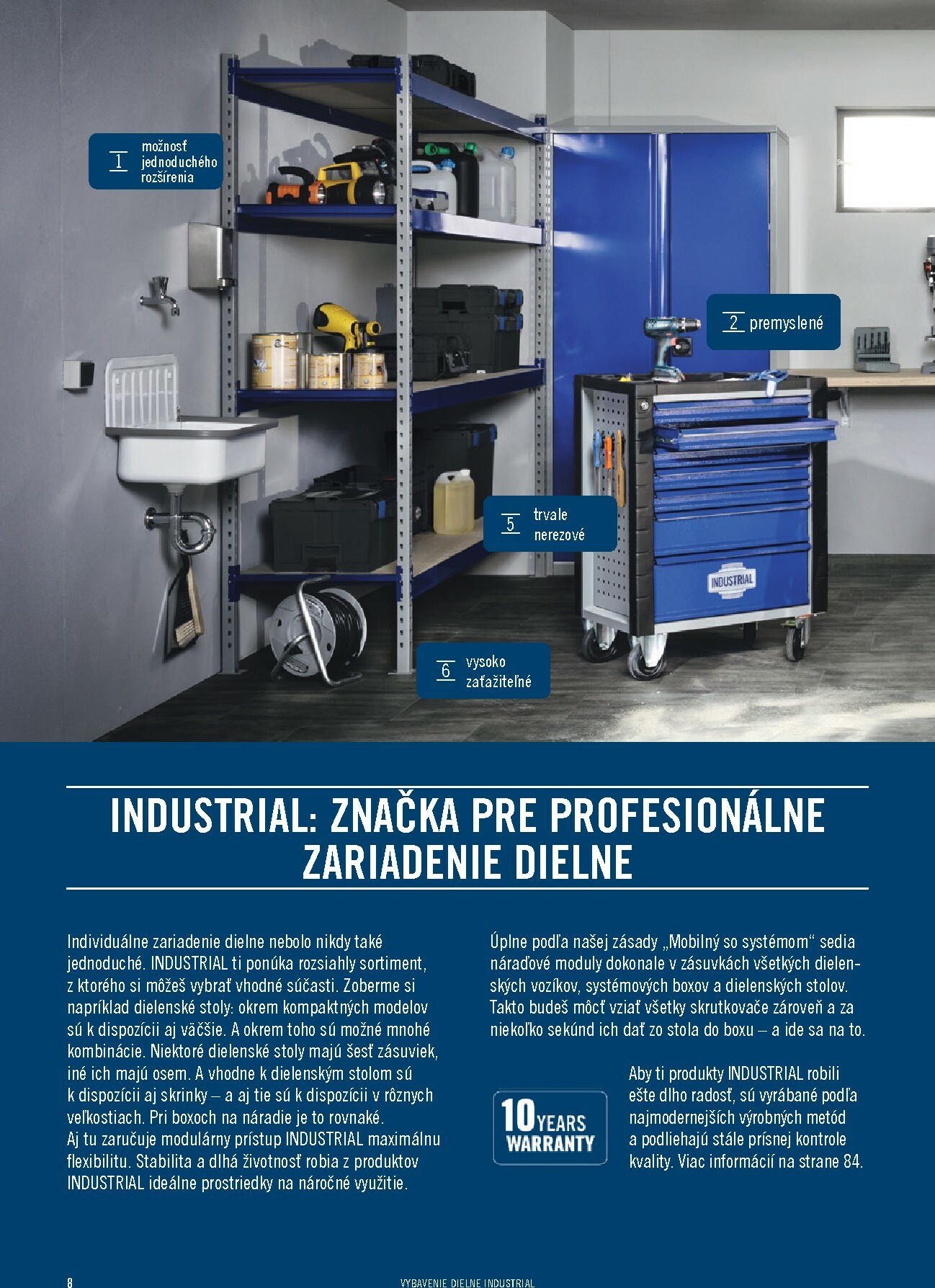 hornbach - Leták HORNBACH - INDUSTRIAL - Systém vybavenia dielne platný od 01.11. do 30.09. - page: 8