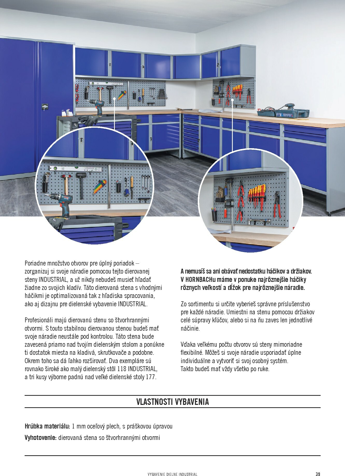 hornbach - Leták HORNBACH - INDUSTRIAL - Systém vybavenia dielne platný od 01.11. do 30.09. - page: 39