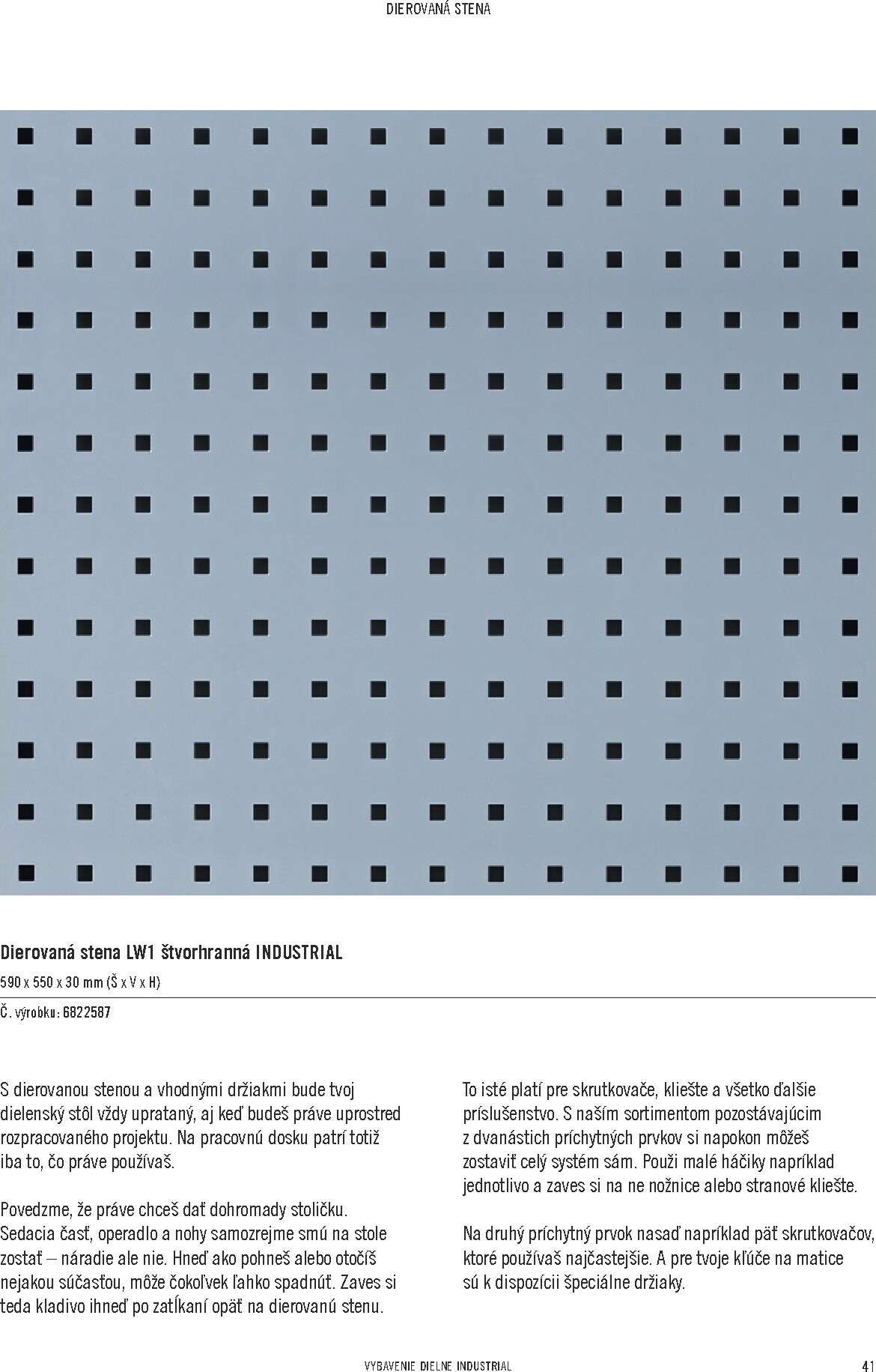 hornbach - Leták HORNBACH - INDUSTRIAL - Systém vybavenia dielne platný od 01.11. do 30.09. - page: 41