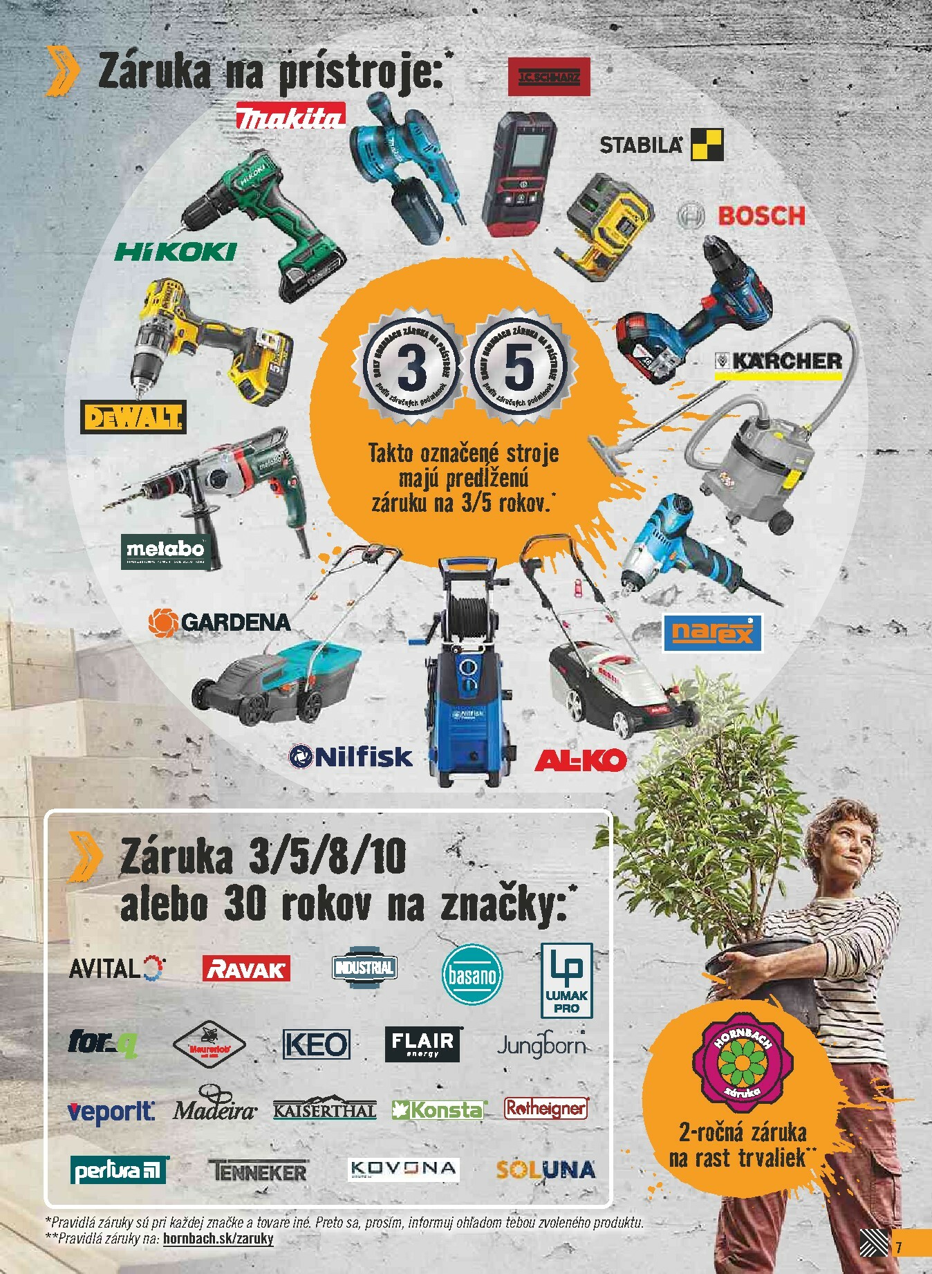 hornbach - Leták HORNBACH - Preskúmajte prednosti platný od 01.11. do 31.12. - page: 7