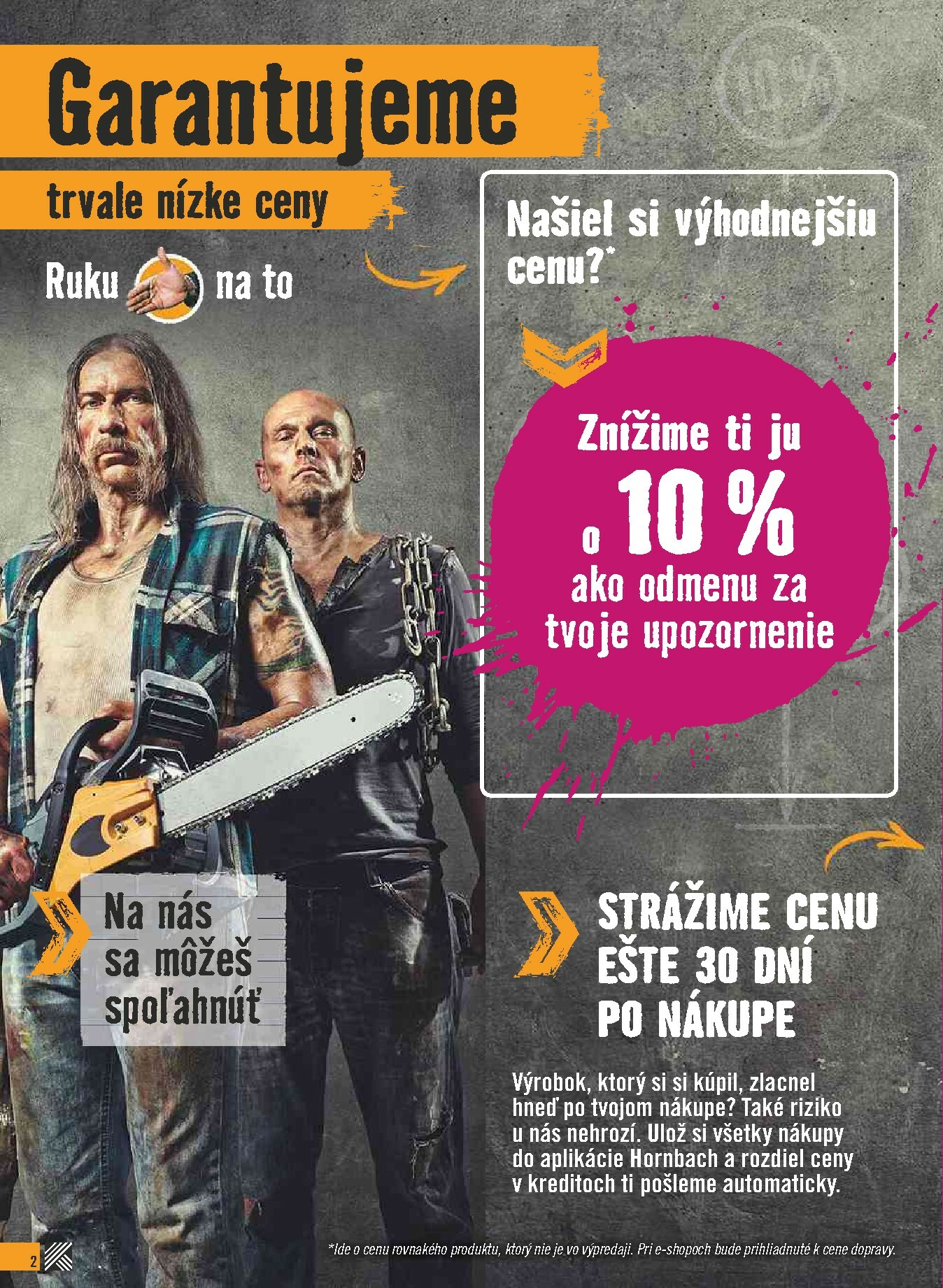 hornbach - Leták HORNBACH - Preskúmajte prednosti platný od 01.11. do 31.12. - page: 2