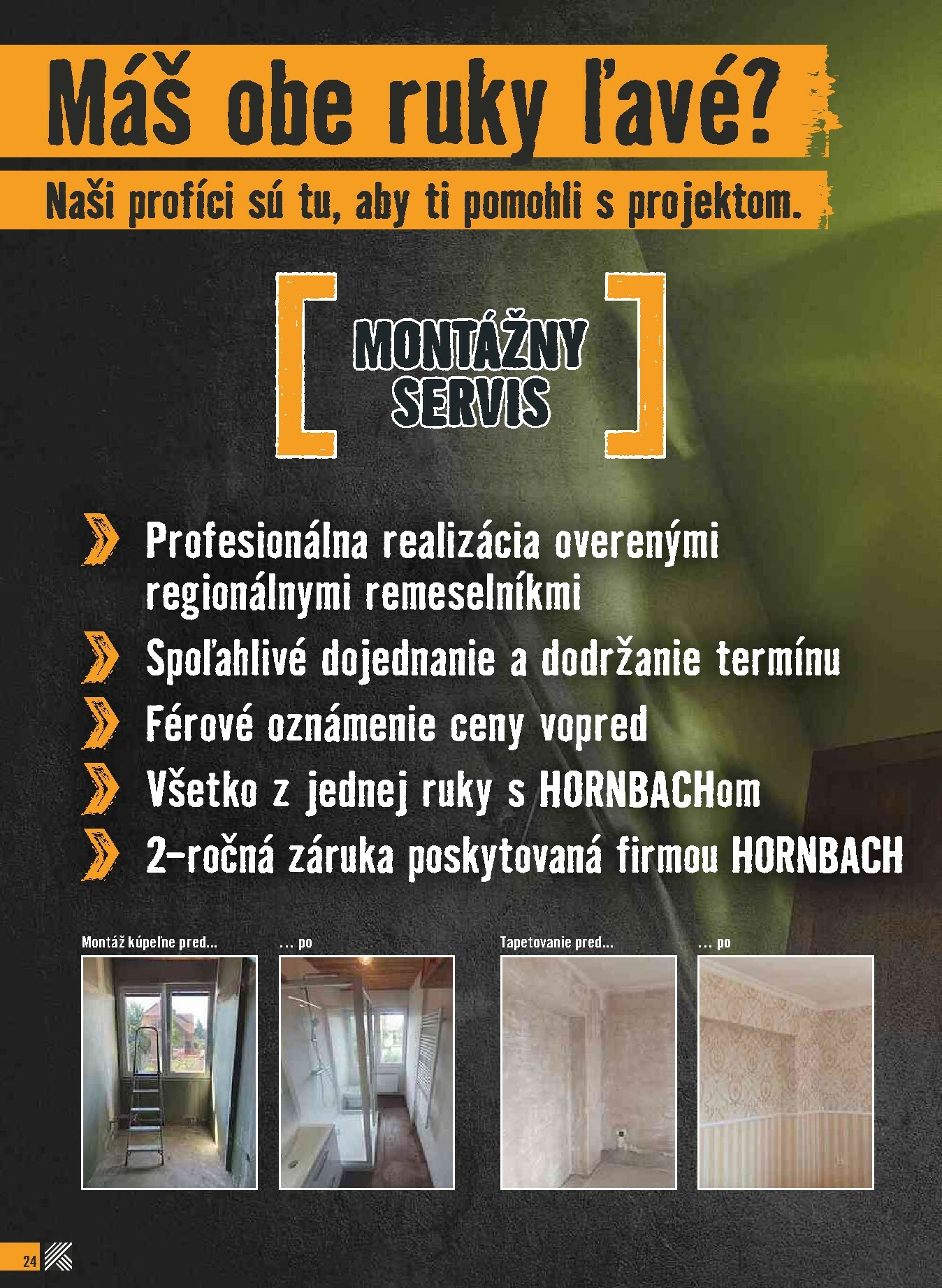 hornbach - Leták HORNBACH - Preskúmajte prednosti platný od 01.11. do 31.12. - page: 24