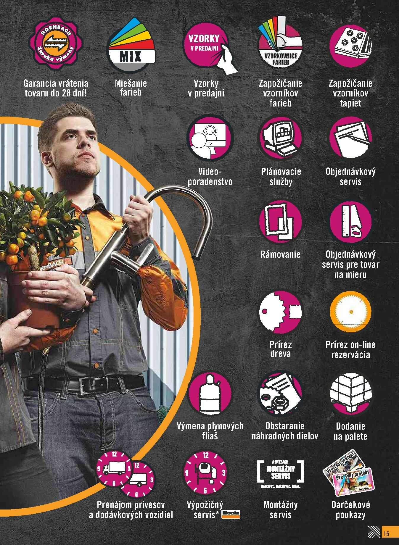 hornbach - Leták HORNBACH - Preskúmajte prednosti platný od 01.11. do 31.12. - page: 15