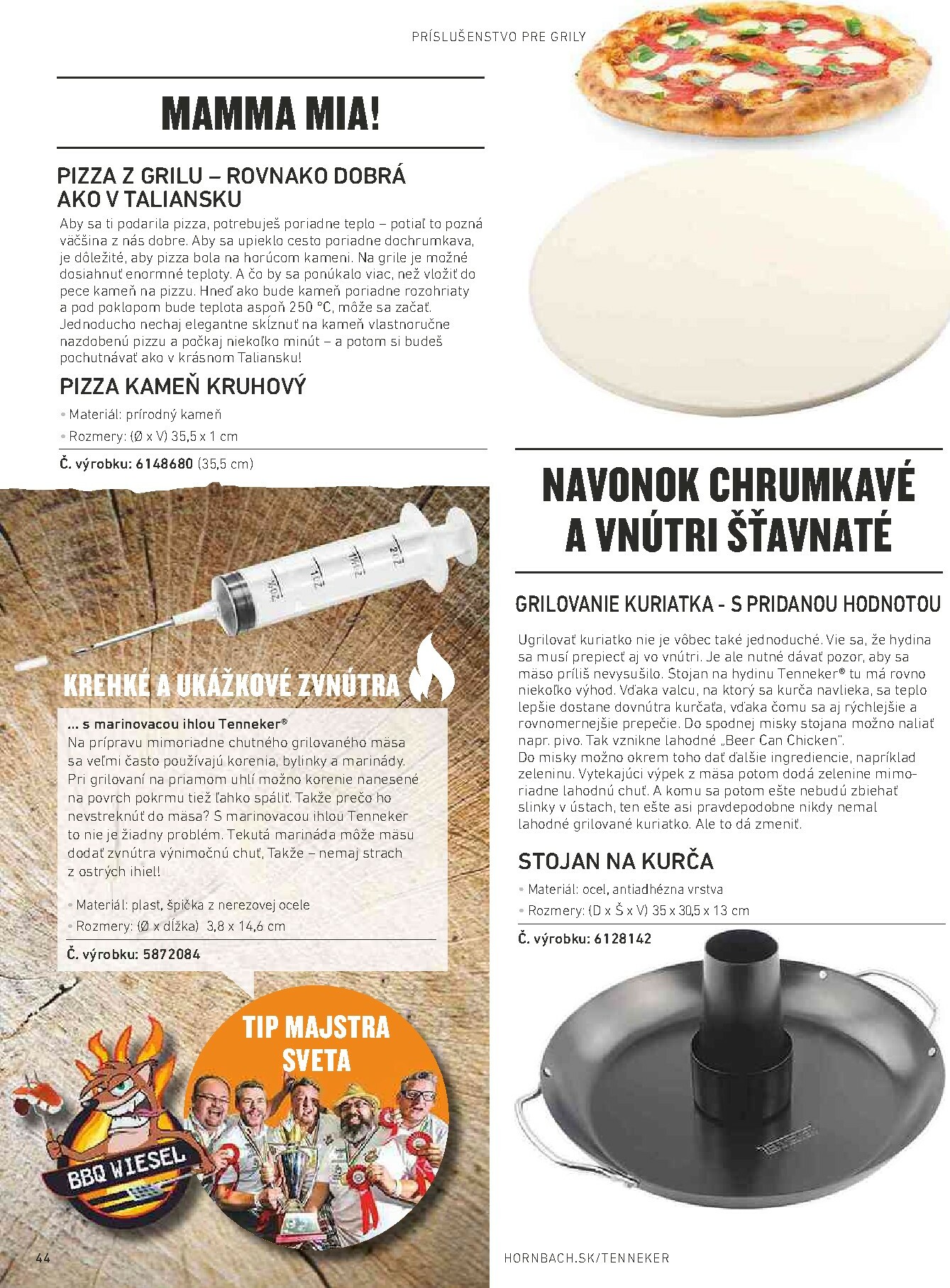 hornbach - Leták HORNBACH - TENNEKER - magazín o grilovaní platný od 01.11. do 31.08. - page: 44