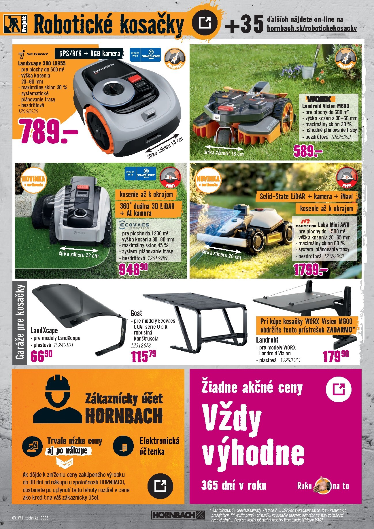 hornbach - Leták HORNBACH - Technická záhrada platný od 18.03.2026 do 01.04.2026 - page: 3