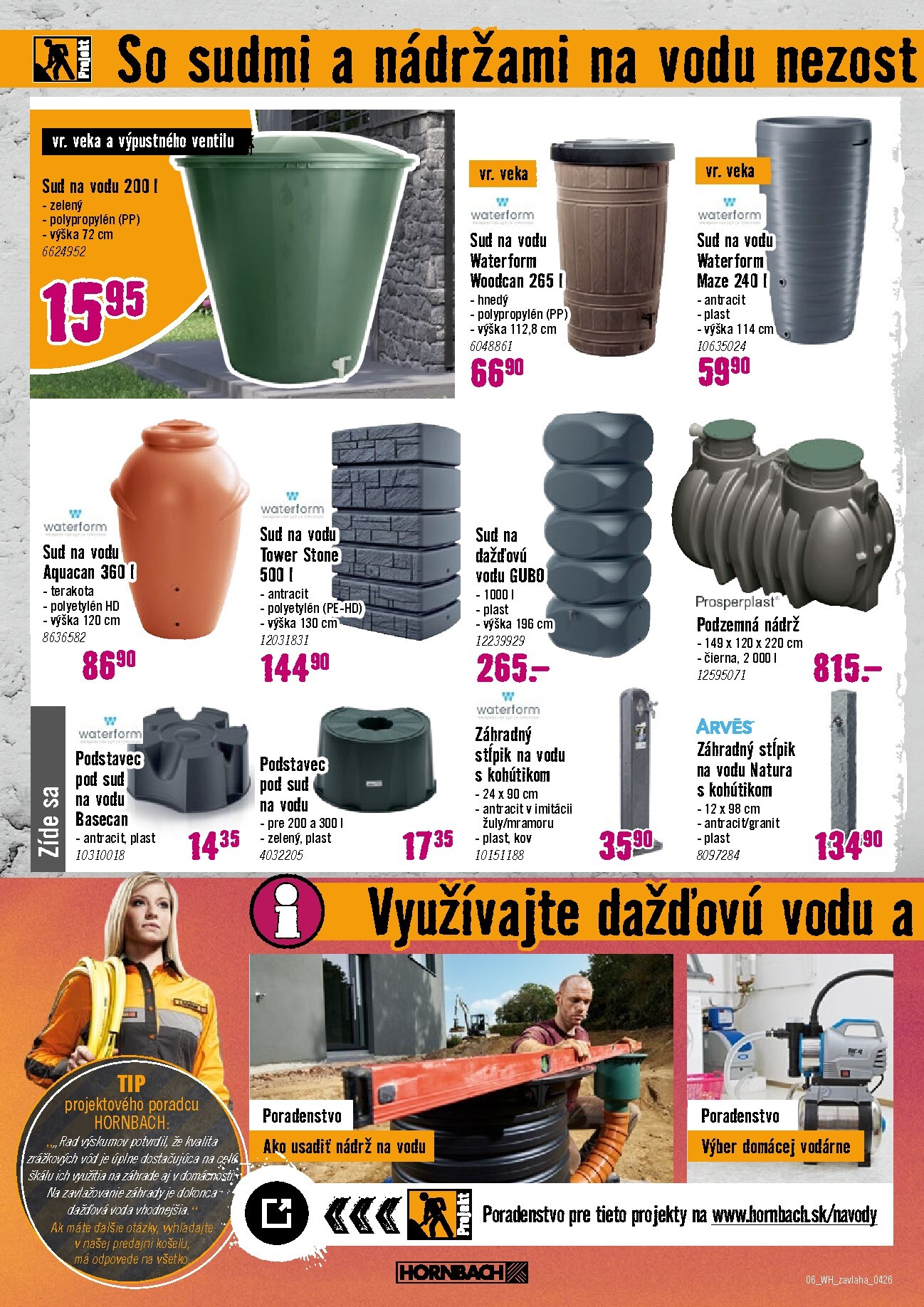 hornbach - Aktuálny leták HORNBACH - Zavlažovanie platný od stredy, 08.04.2026 do stredy, 22.04.2026 - page: 6