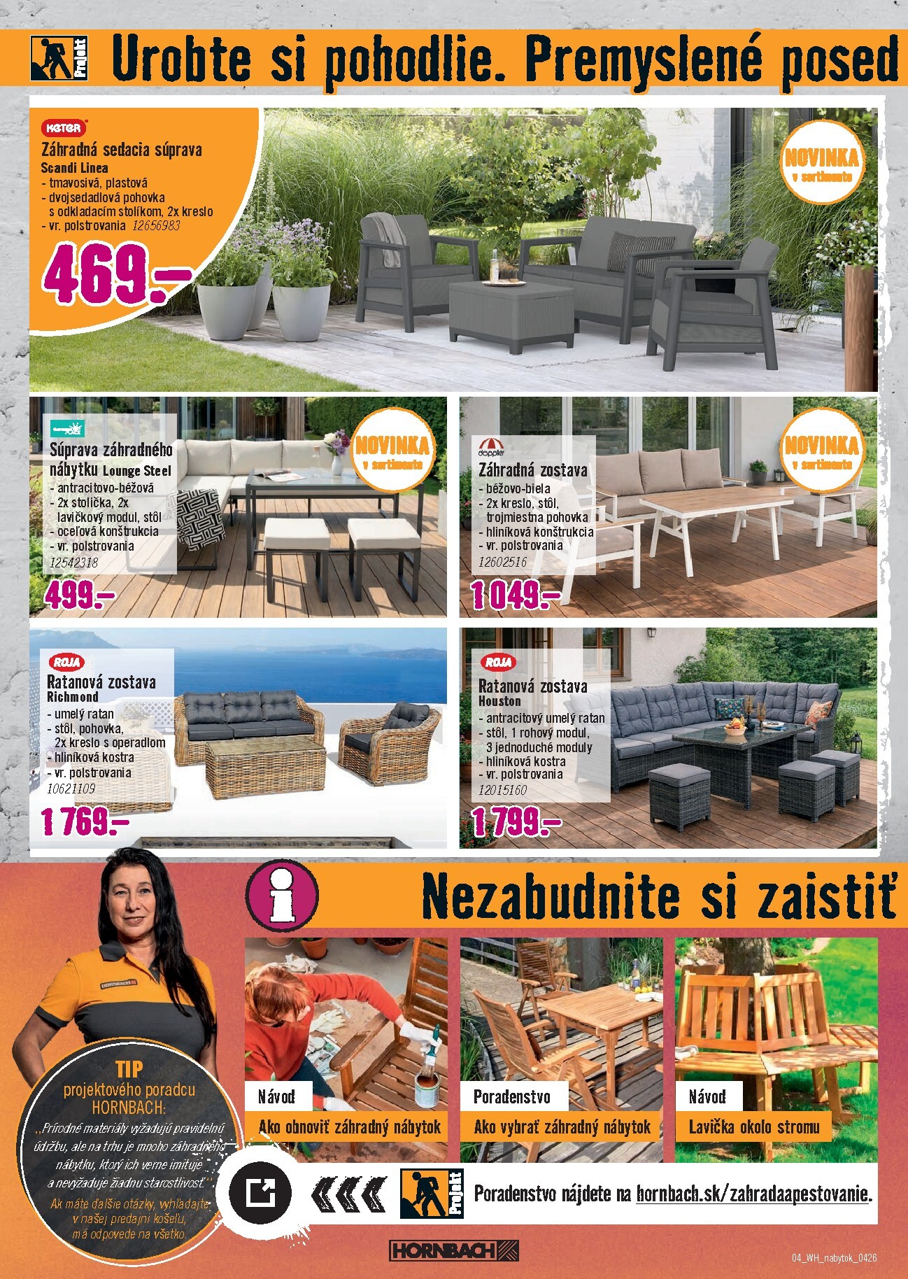 hornbach - Aktuálny leták HORNBACH - Vybavenie záhrady od stredy, 15.04.2026 do stredy, 29.04.2026 - page: 4