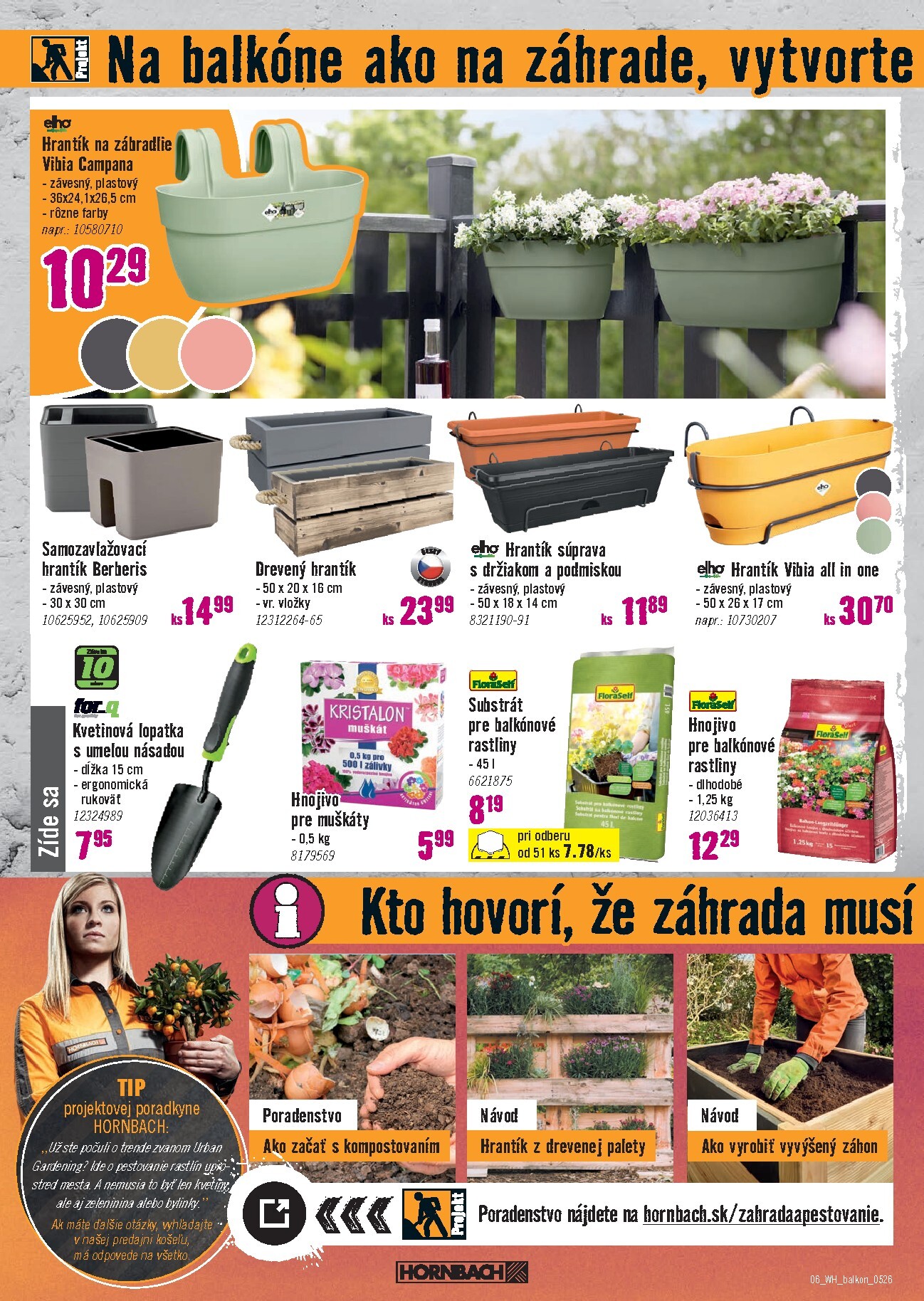 hornbach - Aktuálny leták HORNBACH - Balkon od stredy, 13.05.2026 do stredy, 27.05.2026 - page: 6