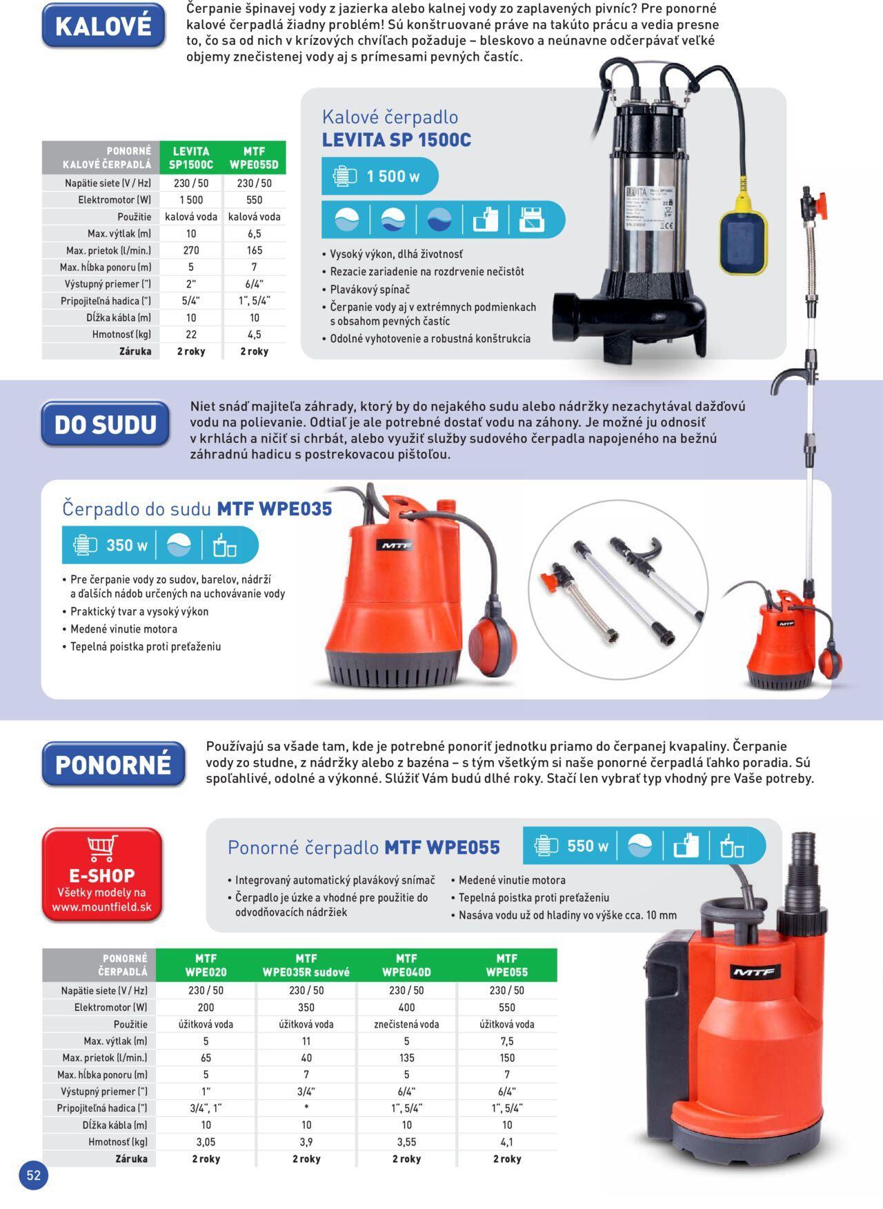 mountfield - Mountfield katalóg 2024 od stredy 20.03.2024 - page: 52